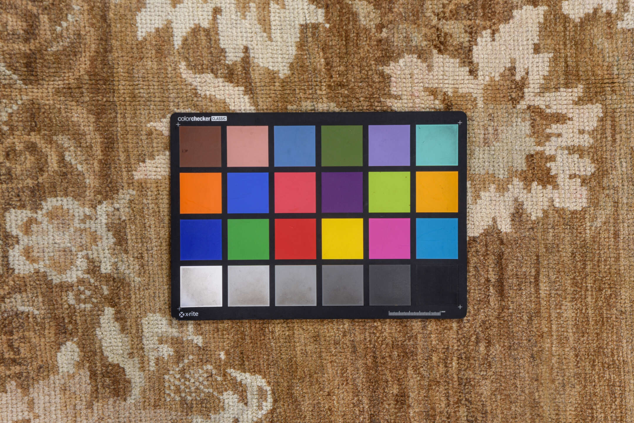 7' x 10' one-of-a-kind handmade vintage Oushak large size rug. Color palette: brown, gray, light gray