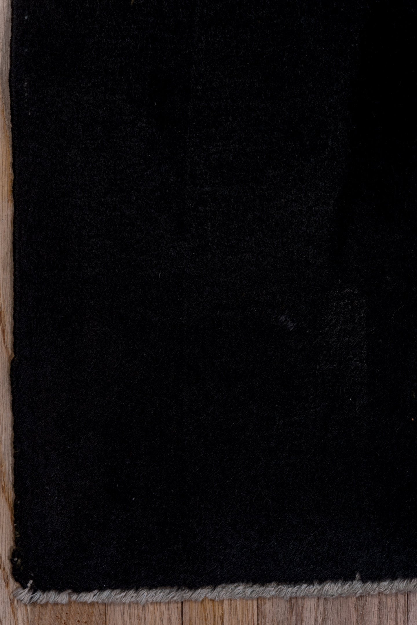 9' x 12' one-of-a-kind handmade vintage Overdyed large size rug. Color palette: charcoal, ebony, slate, gray, black