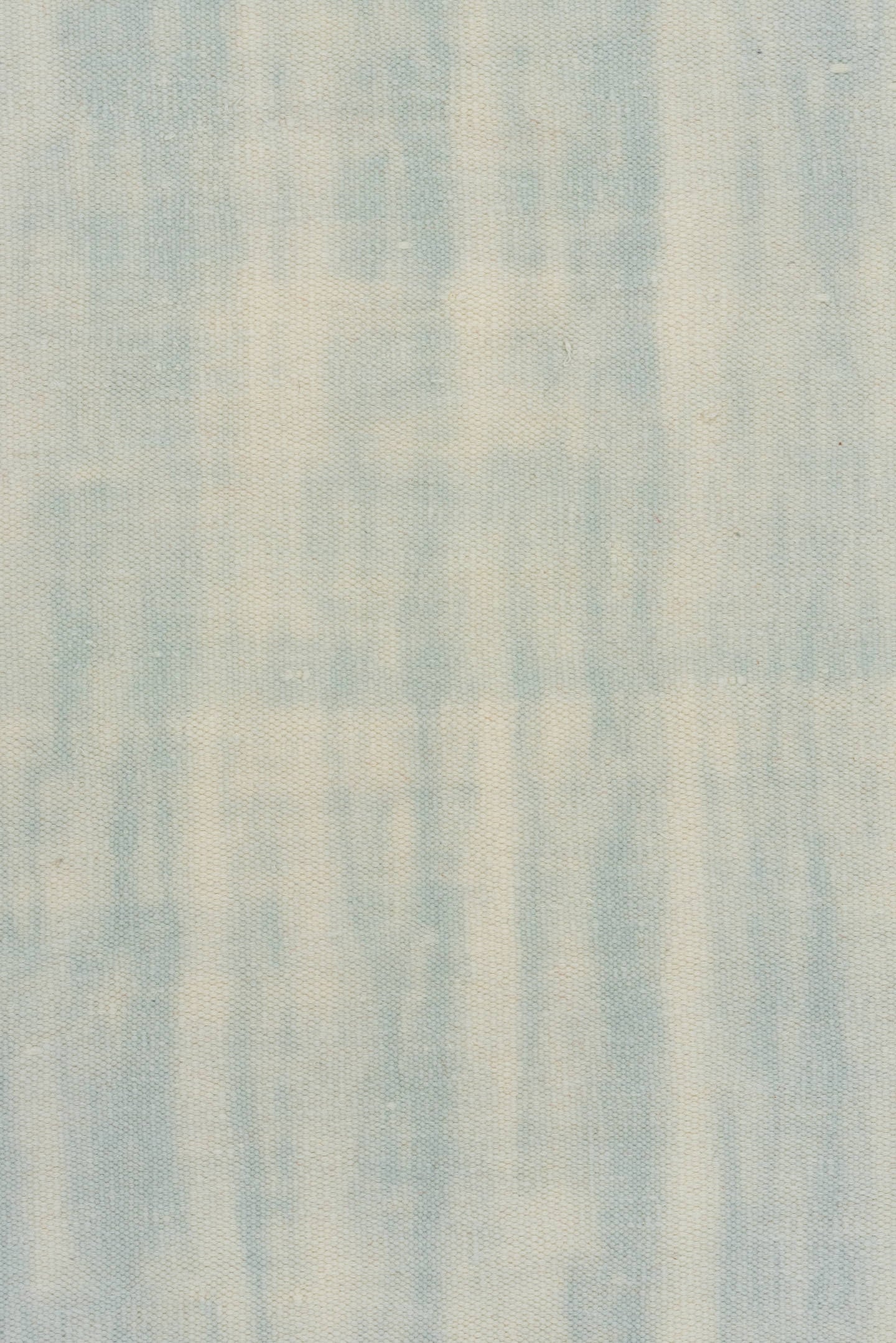 9' x 14' one-of-a-kind handmade antique Dhurrie large size rug. Color palette: ivory, pale blue, sky blue, light blue