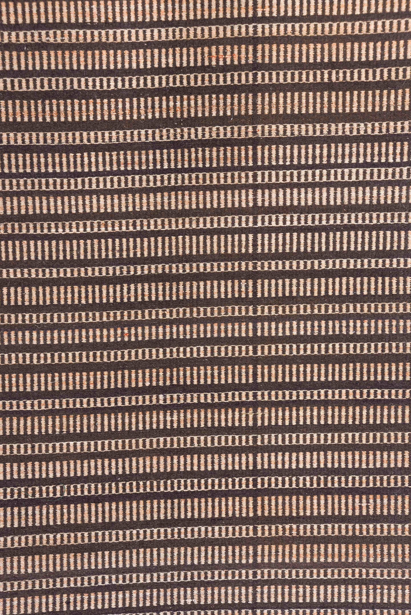 6' x 8' one-of-a-kind handmade vintage Jijim medium size rug. Color palette: brown, camel, ivory, taupe, beige, gray