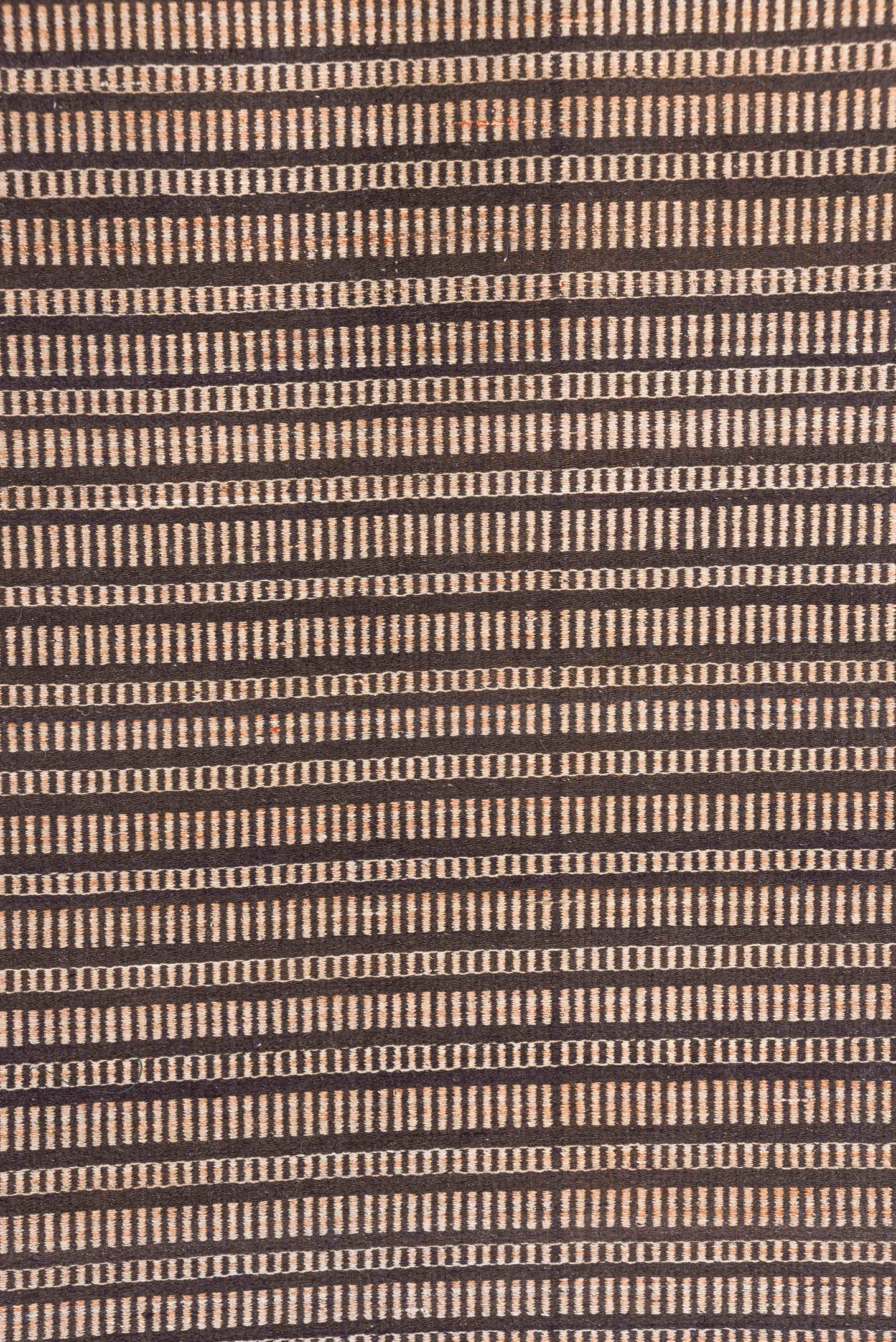 6' x 8' one-of-a-kind handmade vintage Jijim medium size rug. Color palette: brown, camel, ivory, taupe, beige, gray