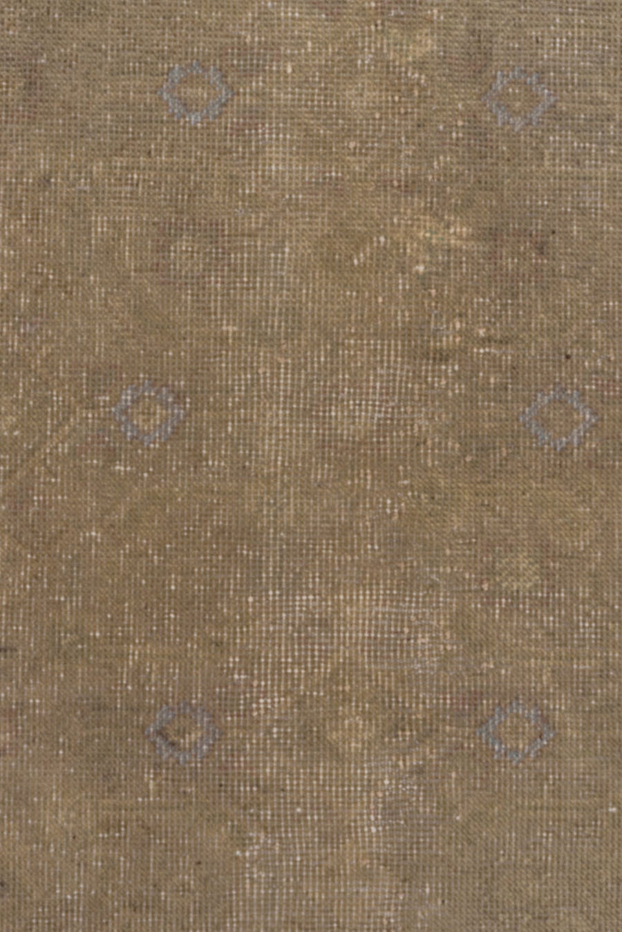 7' x 10' one-of-a-kind handmade vintage Oushak large size rug. Color palette: taupe, beige, sand, ivory, pale blue, greige