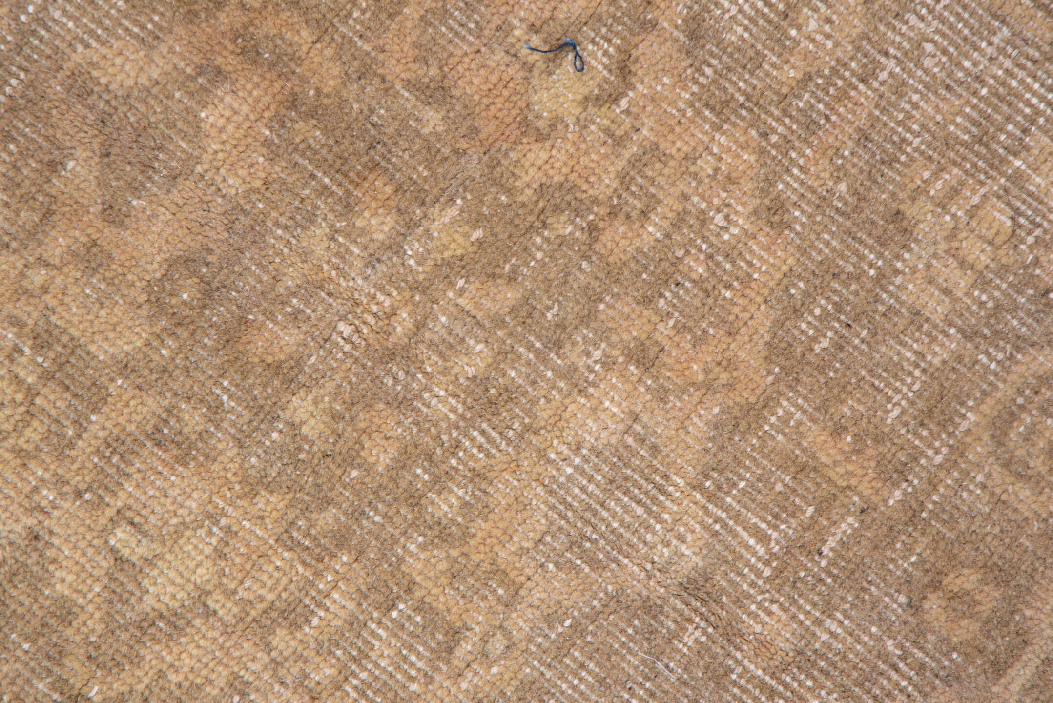 5' x 14' one-of-a-kind handmade vintage Oushak rug. Color palette: taupe, beige, sand, ivory, camel, greige, gray