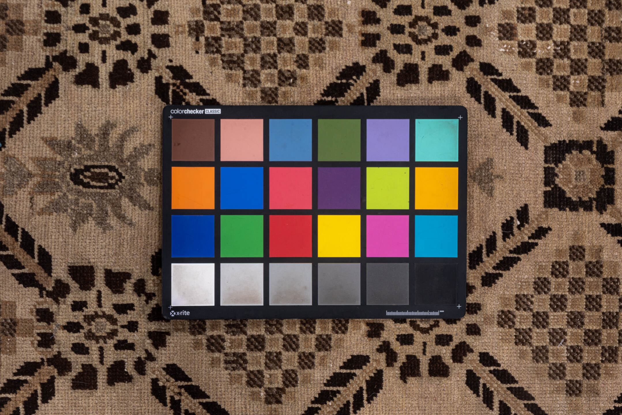 5' x 10' one-of-a-kind handmade vintage Oushak medium size rug. Color palette: brown, gray, light gray, off-white