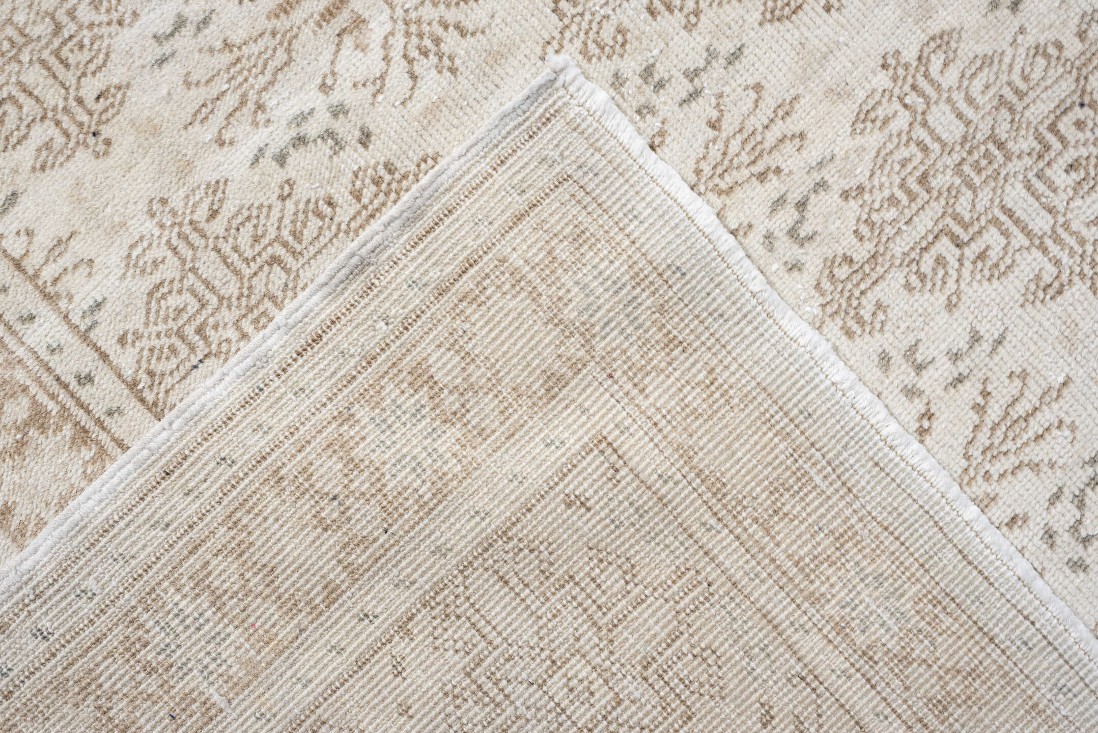 10' x 14' one-of-a-kind handmade antique Sivas oversize rug. Color palette: ivory, beige, cream, taupe, sand, gray