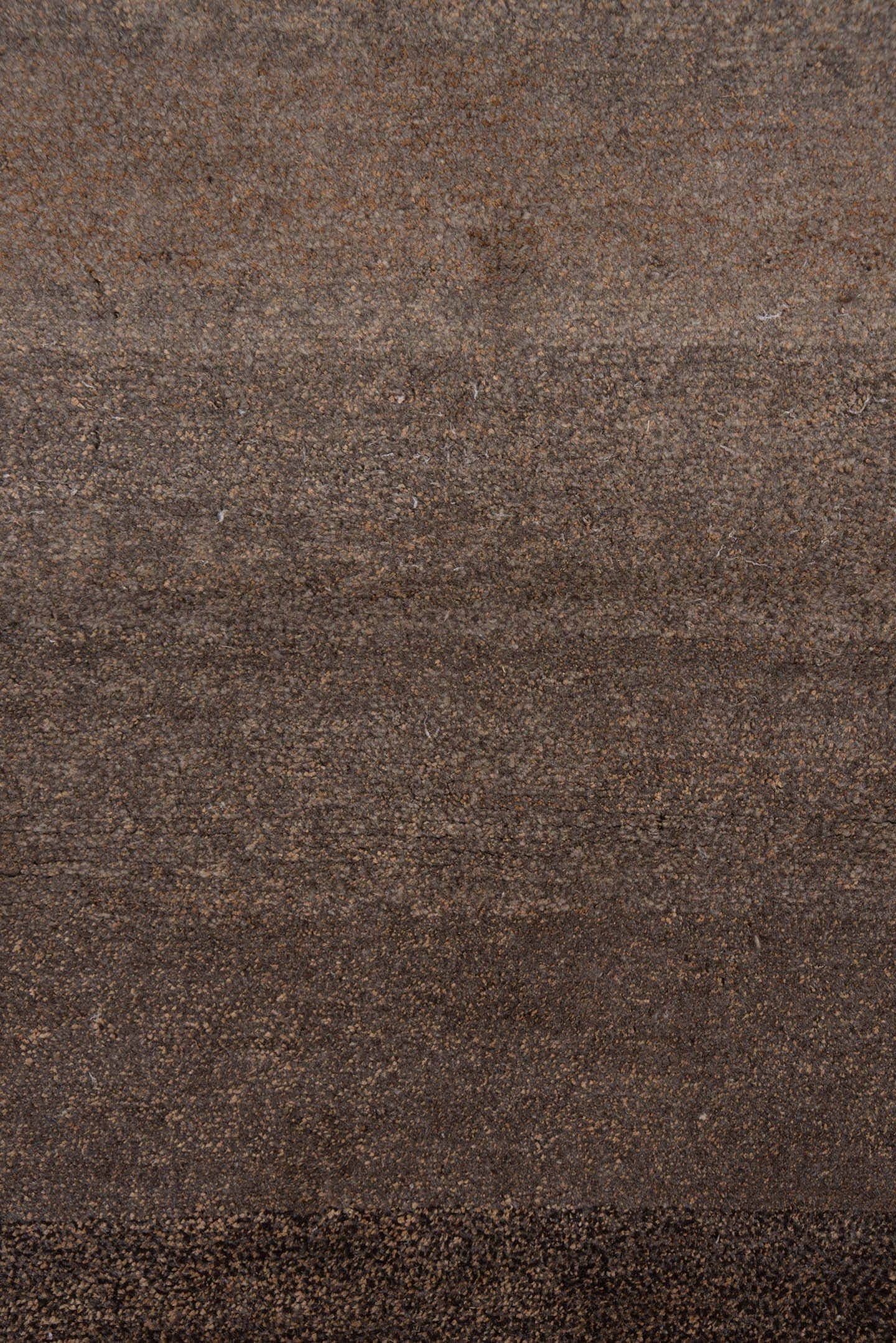 4' x 5' one-of-a-kind handmade vintage Tibetan small size rug. Color palette: taupe, mocha, charcoal, brown, mushroom, stone