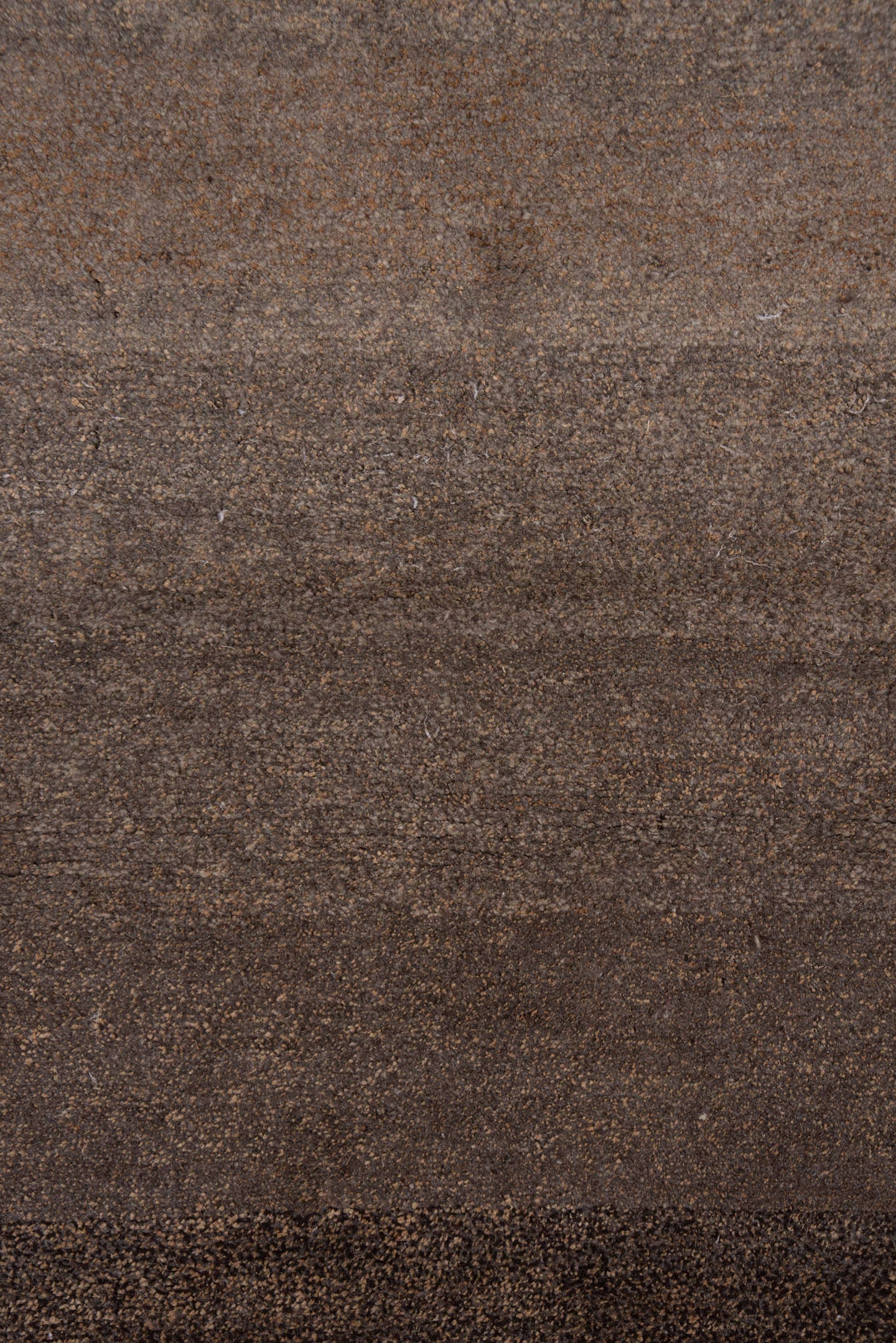 4' x 5' one-of-a-kind handmade vintage Tibetan small size rug. Color palette: taupe, mocha, charcoal, brown, mushroom, stone