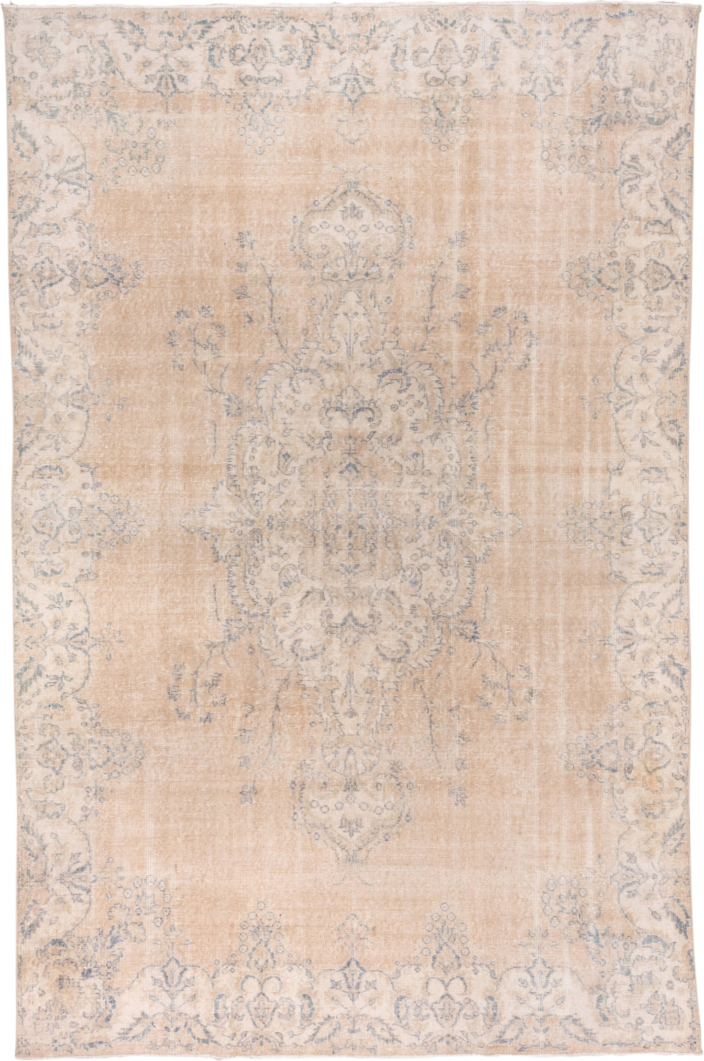 Vintage Oushak Area Rug 7x11, Peach | Rug Styling