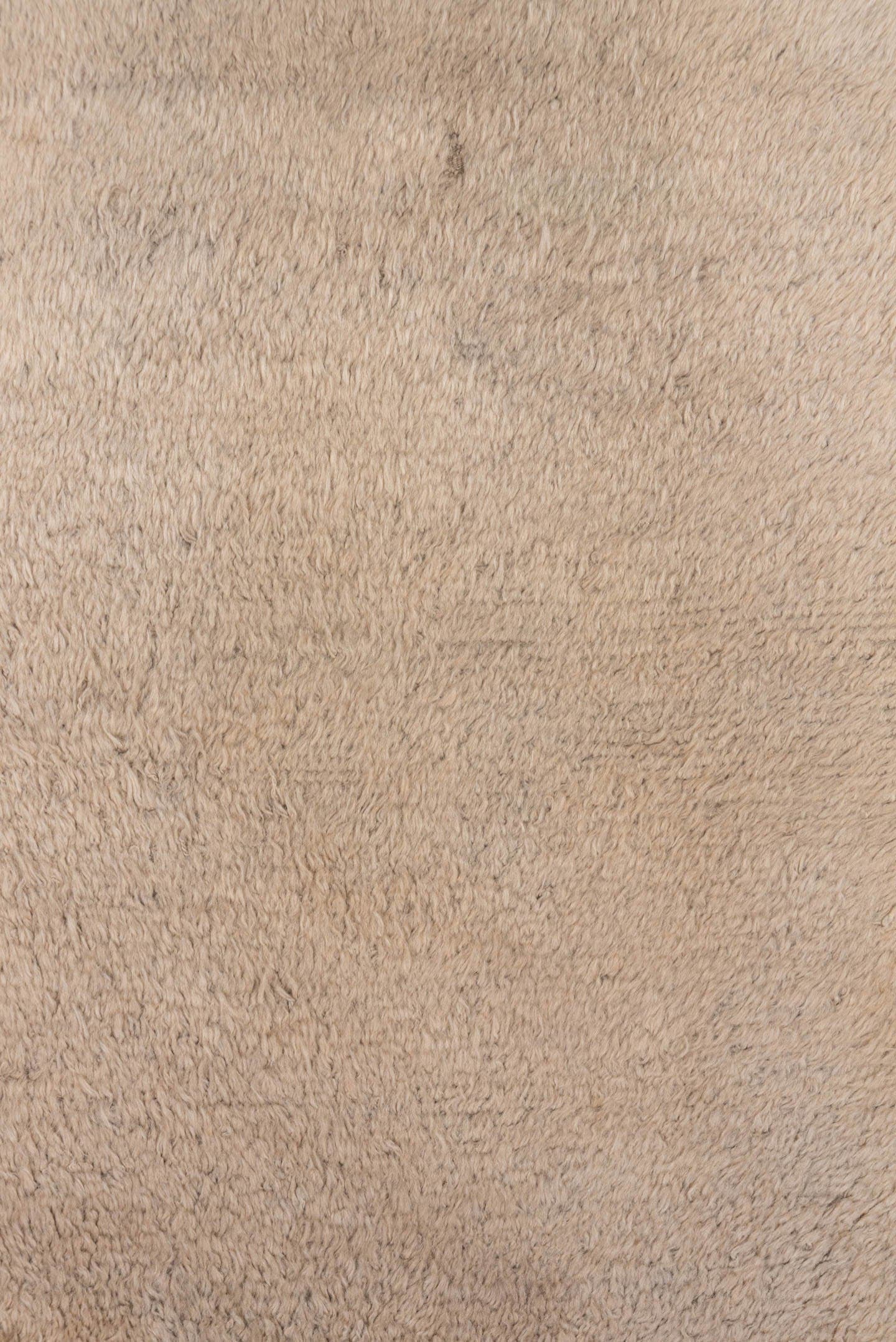 3' x 5' one-of-a-kind handmade vintage Tulu small size rug. Color palette: ivory, cream, taupe, beige, gray