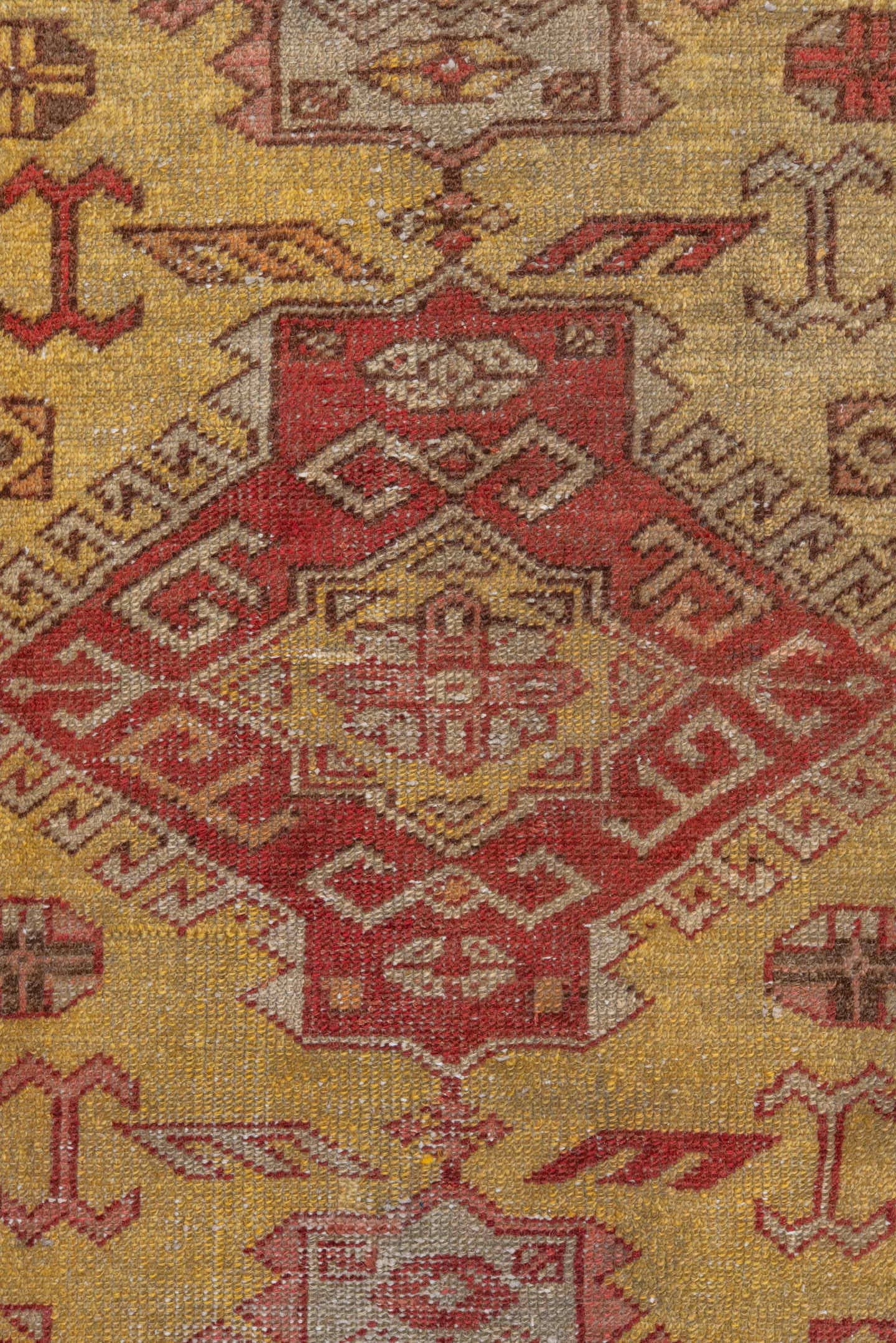 2' x 10' one-of-a-kind handmade vintage Oushak runner rug. Color palette: camel, rust, rose, ivory, terra cotta, taupe, gold