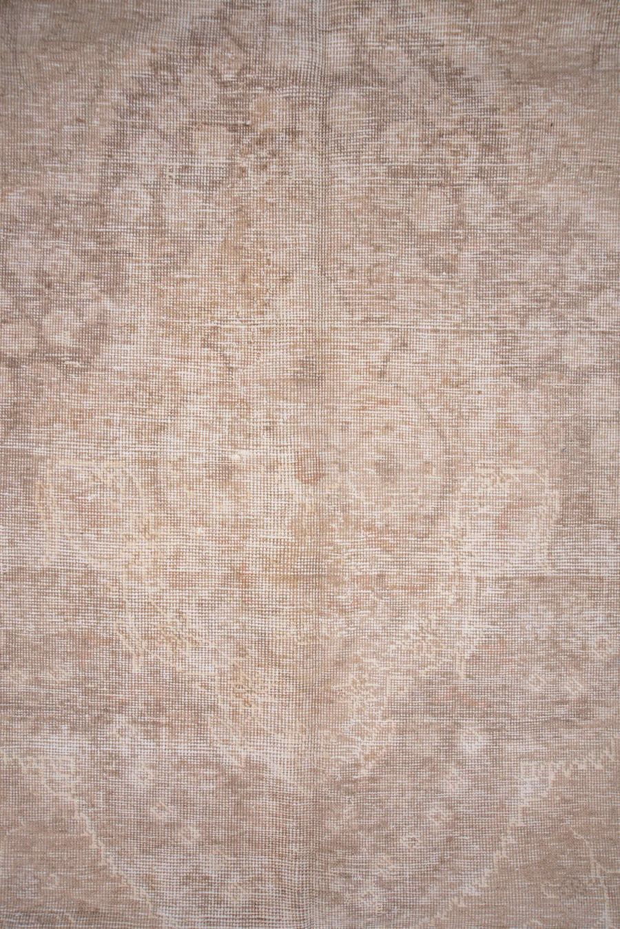 8' x 11' one-of-a-kind handmade vintage Tabriz large size rug. Color palette: blush, ivory, taupe, beige, pewter, pink, gray