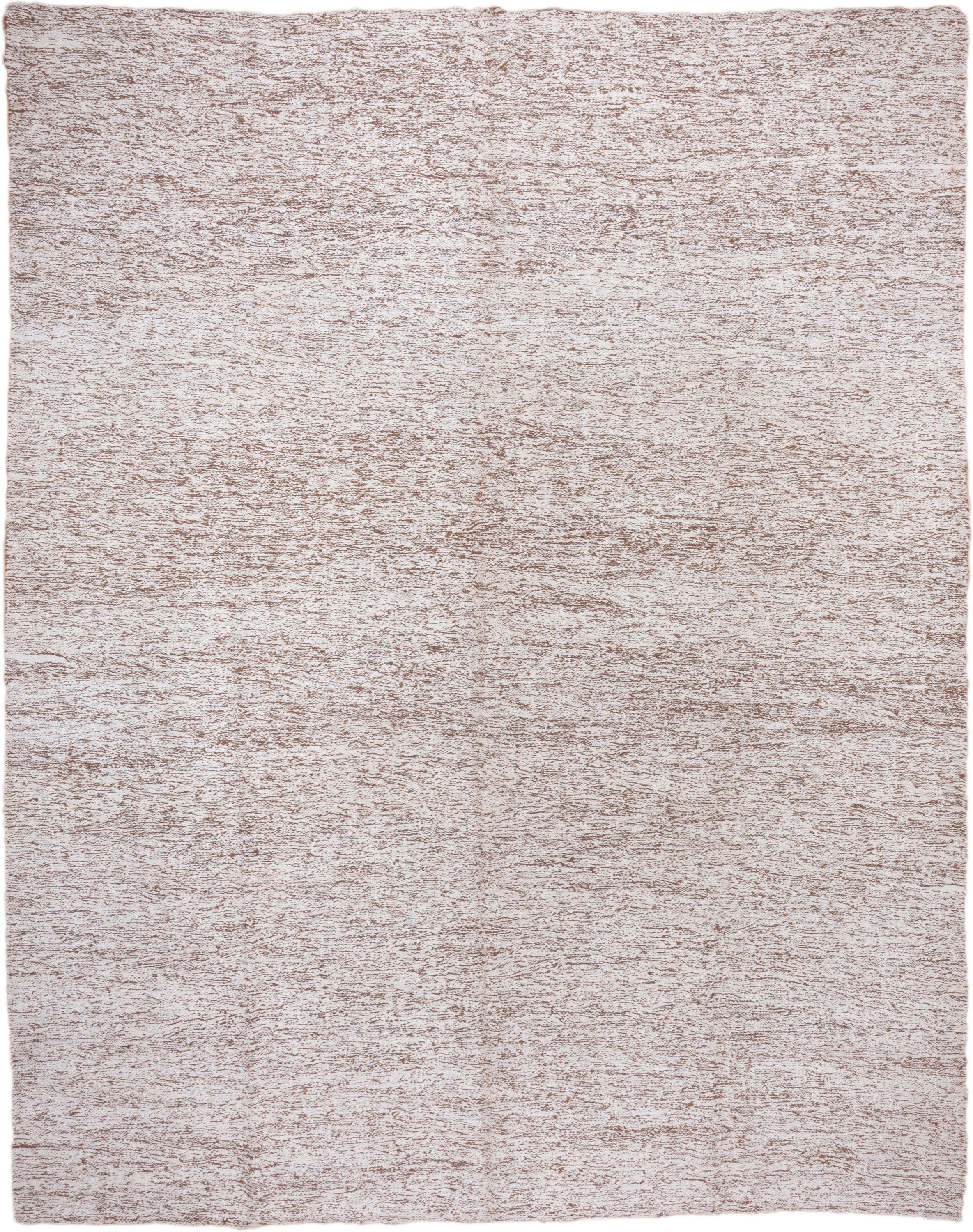 10' x 12' one-of-a-kind handmade vintage Kilim large size rug. Color palette: ivory, taupe, camel, beige, gray