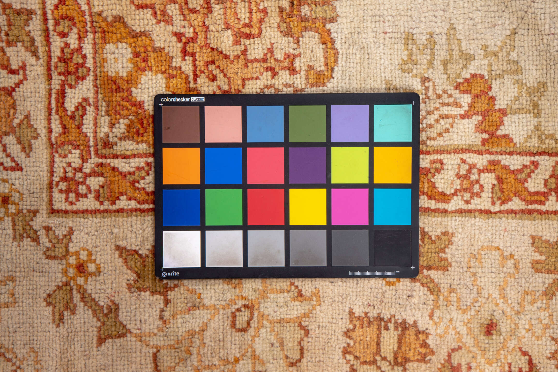 8' x 10' one-of-a-kind handmade vintage Oushak large size rug. Color palette: bisque, brown, burlywood, off-white, orange