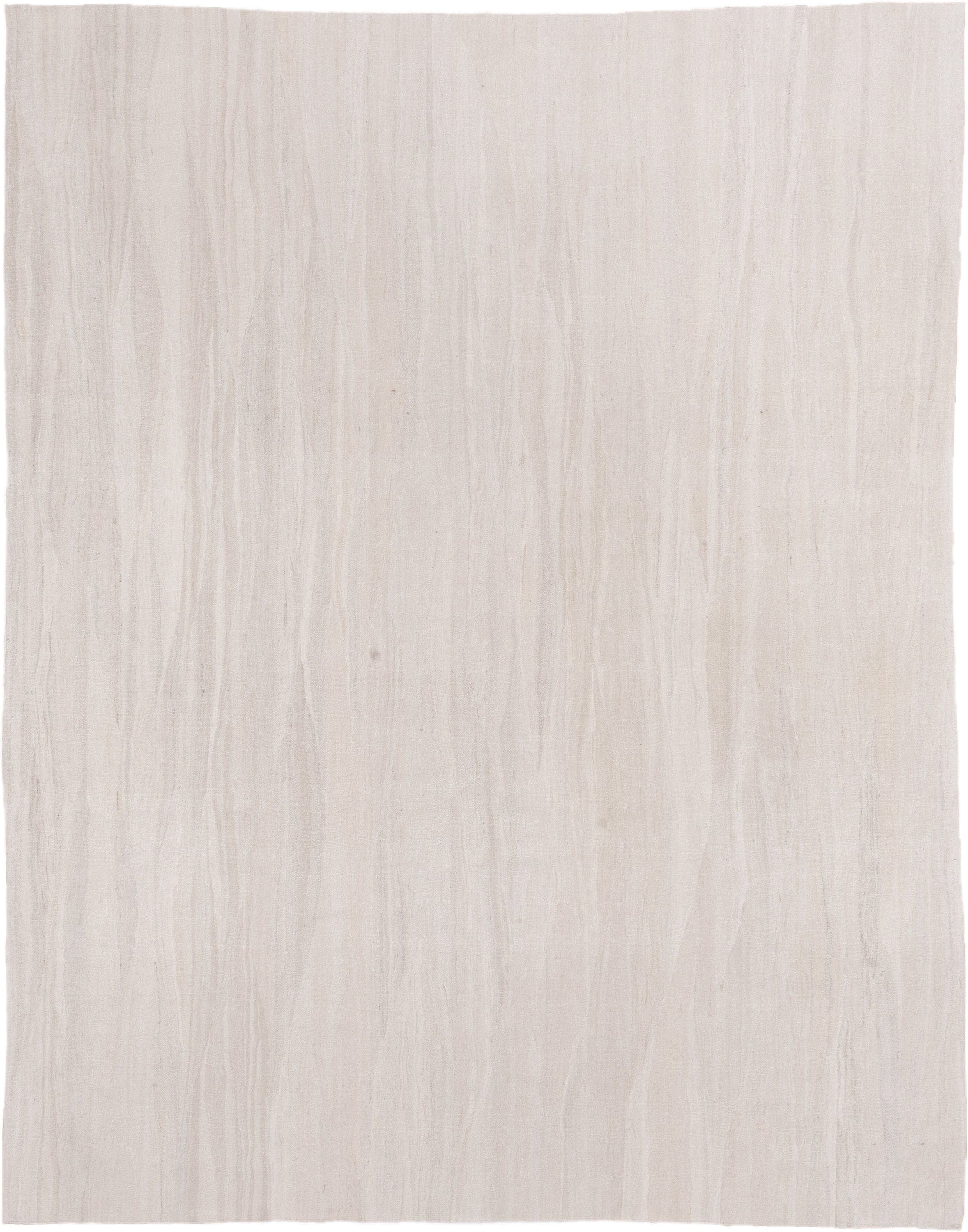 8' x 10' one-of-a-kind handmade vintage Kilim large size rug. Color palette: ivory, cream, beige, taupe, gray