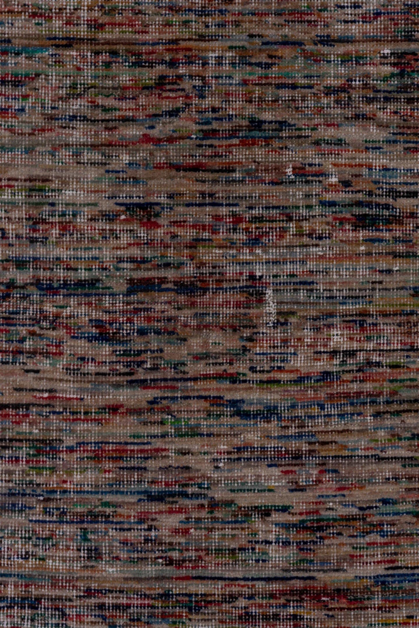 2' x 4' one-of-a-kind handmade vintage Oushak small size rug. Color palette: blush, ivory, muted blue, taupe, rust, sage