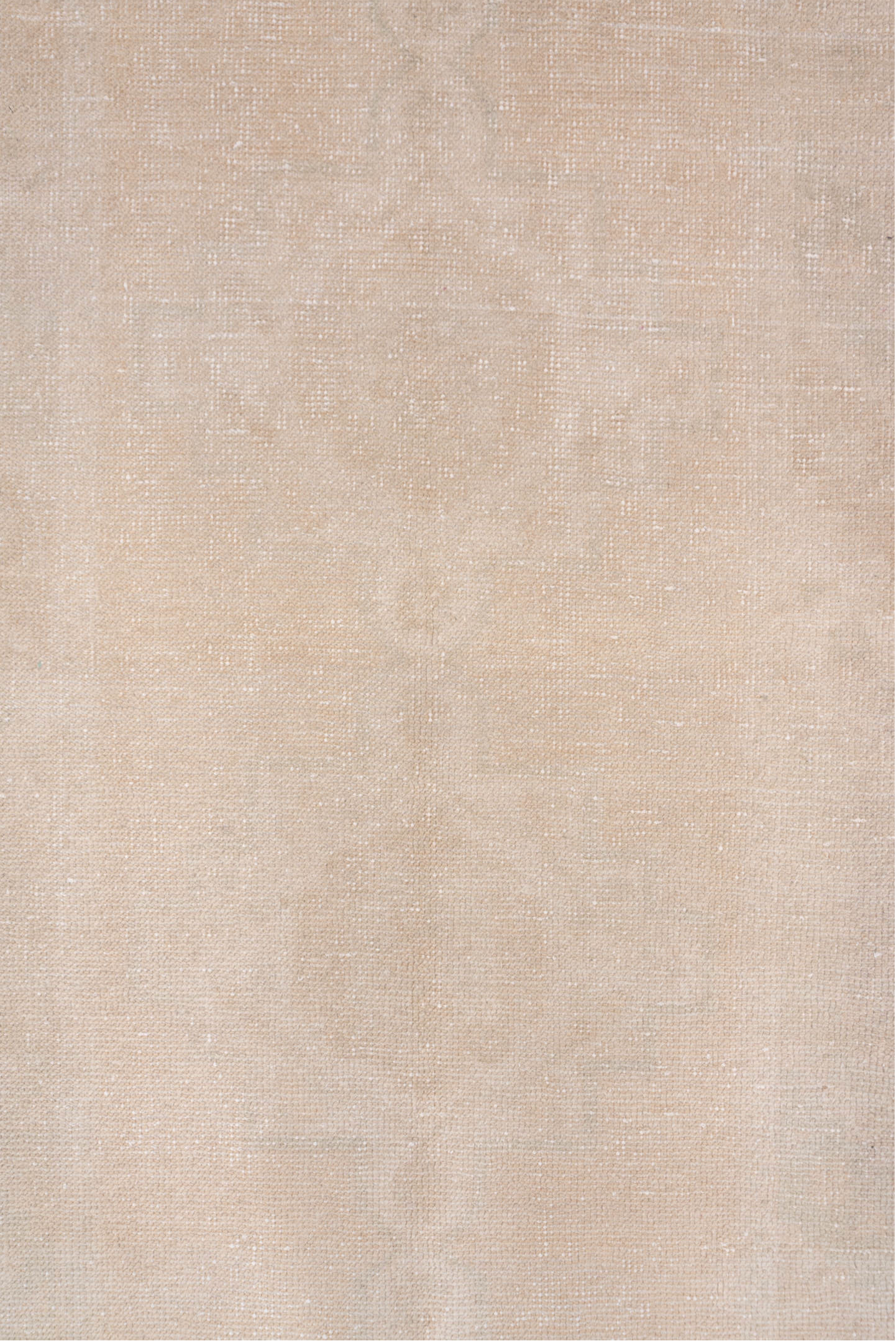 3' x 9' one-of-a-kind handmade vintage Oushak runner rug. Color palette: brown, gray, light gray, linen, off-white, orange