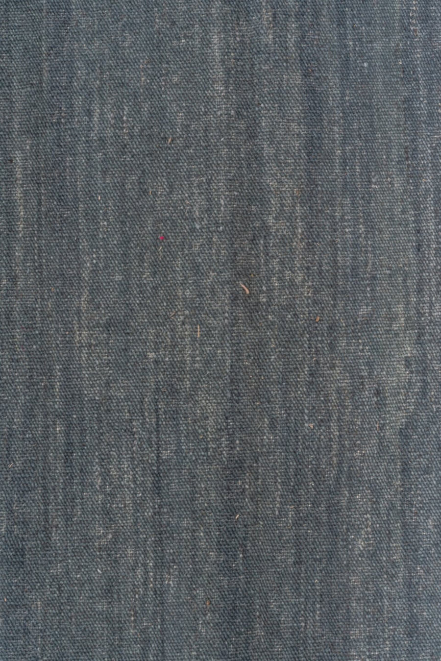 10' x 12' one-of-a-kind handmade vintage Kilim large size rug. Color palette: slate, blue, steel_blue, charcoal, gray, black
