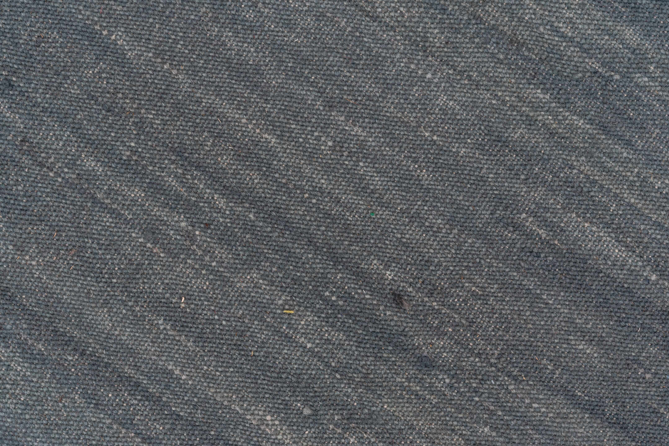 10' x 12' one-of-a-kind handmade vintage Kilim large size rug. Color palette: blue, dim gray, gray