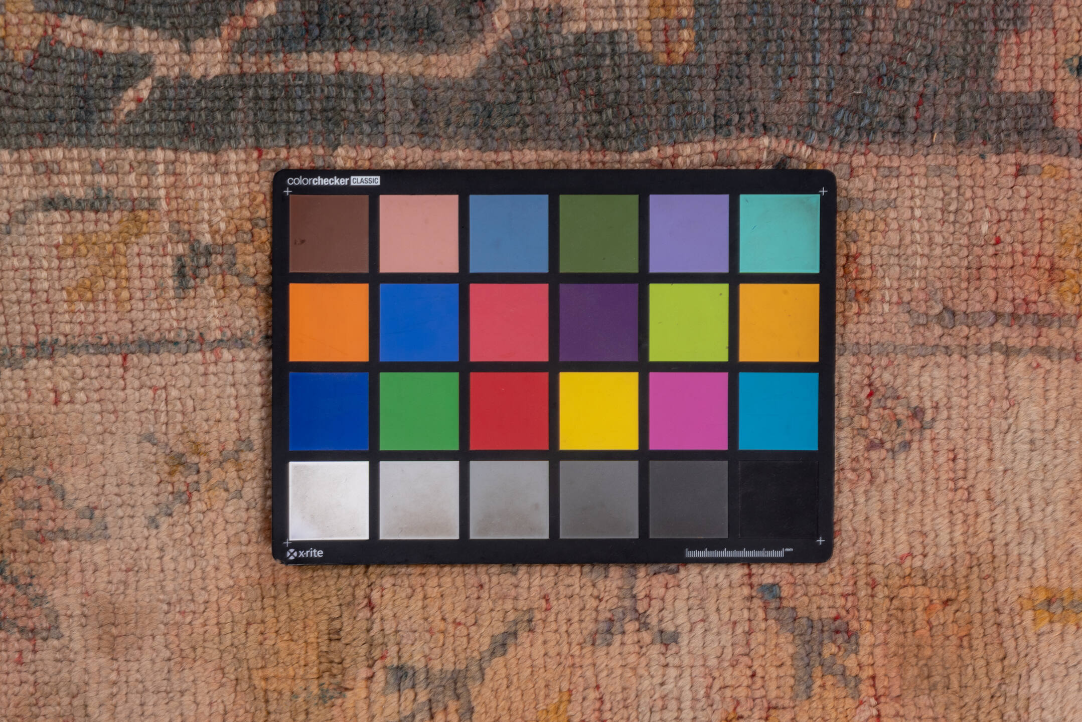 11' x 14' one-of-a-kind handmade vintage Oushak oversize rug. Color palette: blue, brown, gray, off-white, orange, peru