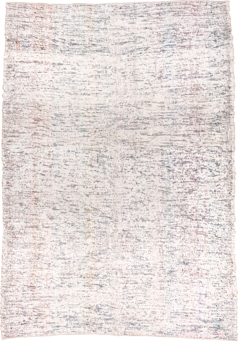 5' x 8' one-of-a-kind handmade vintage Kilim medium size rug. Color palette: dark gray, gainsboro, gray, light gray, linen