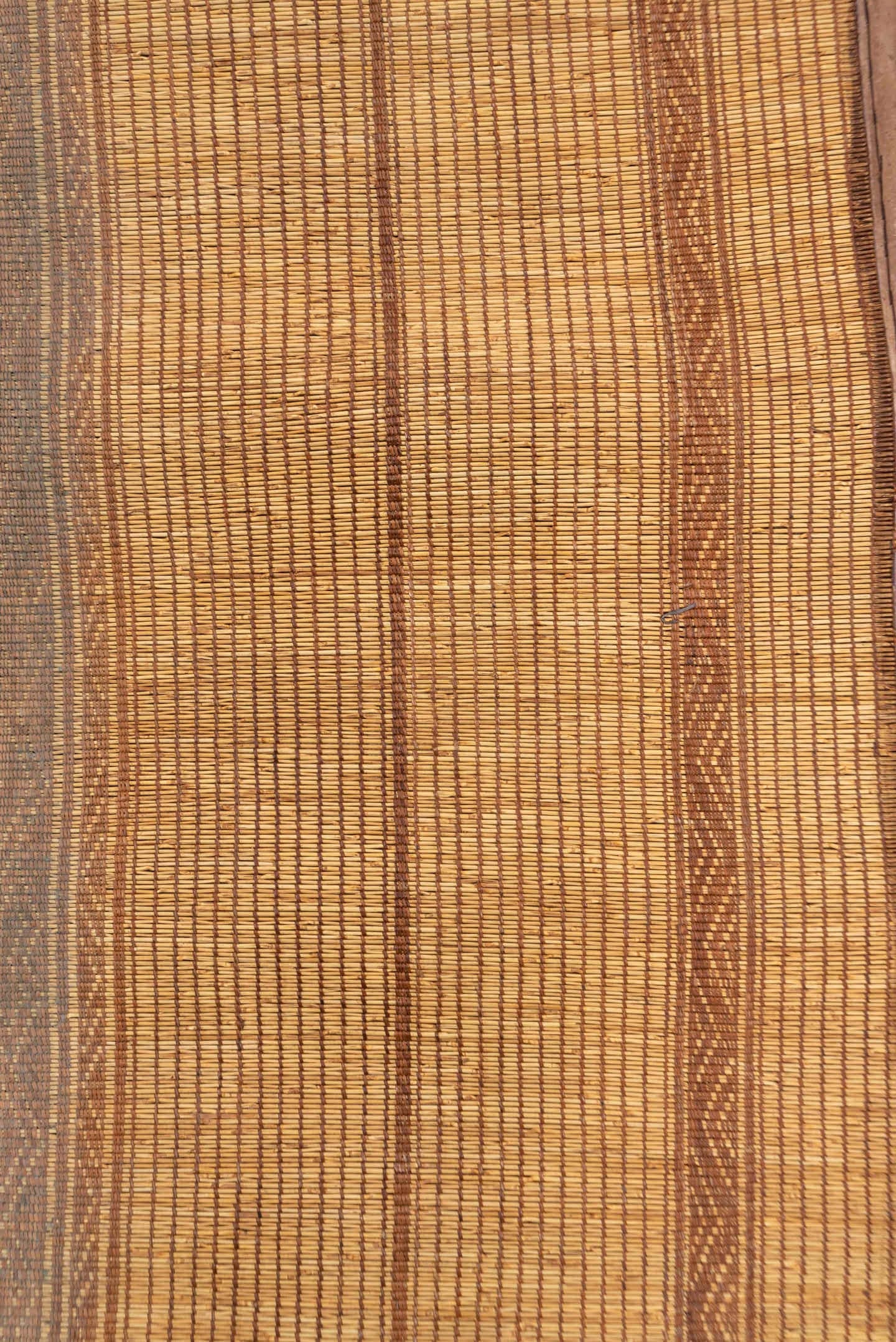 2' x 17' one-of-a-kind handmade vintage Tuareg runner rug. Color palette: camel, brown, tan, beige
