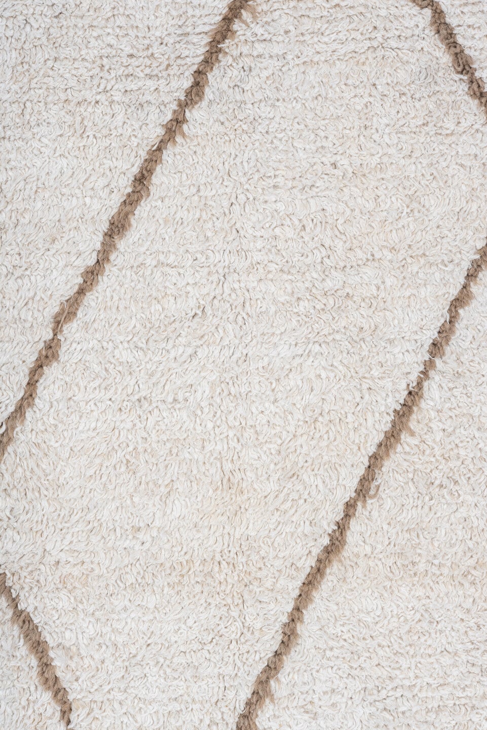 3' x 14' one-of-a-kind handmade vintage Moroccan runner rug. Color palette: ivory, taupe, cream, beige, gray