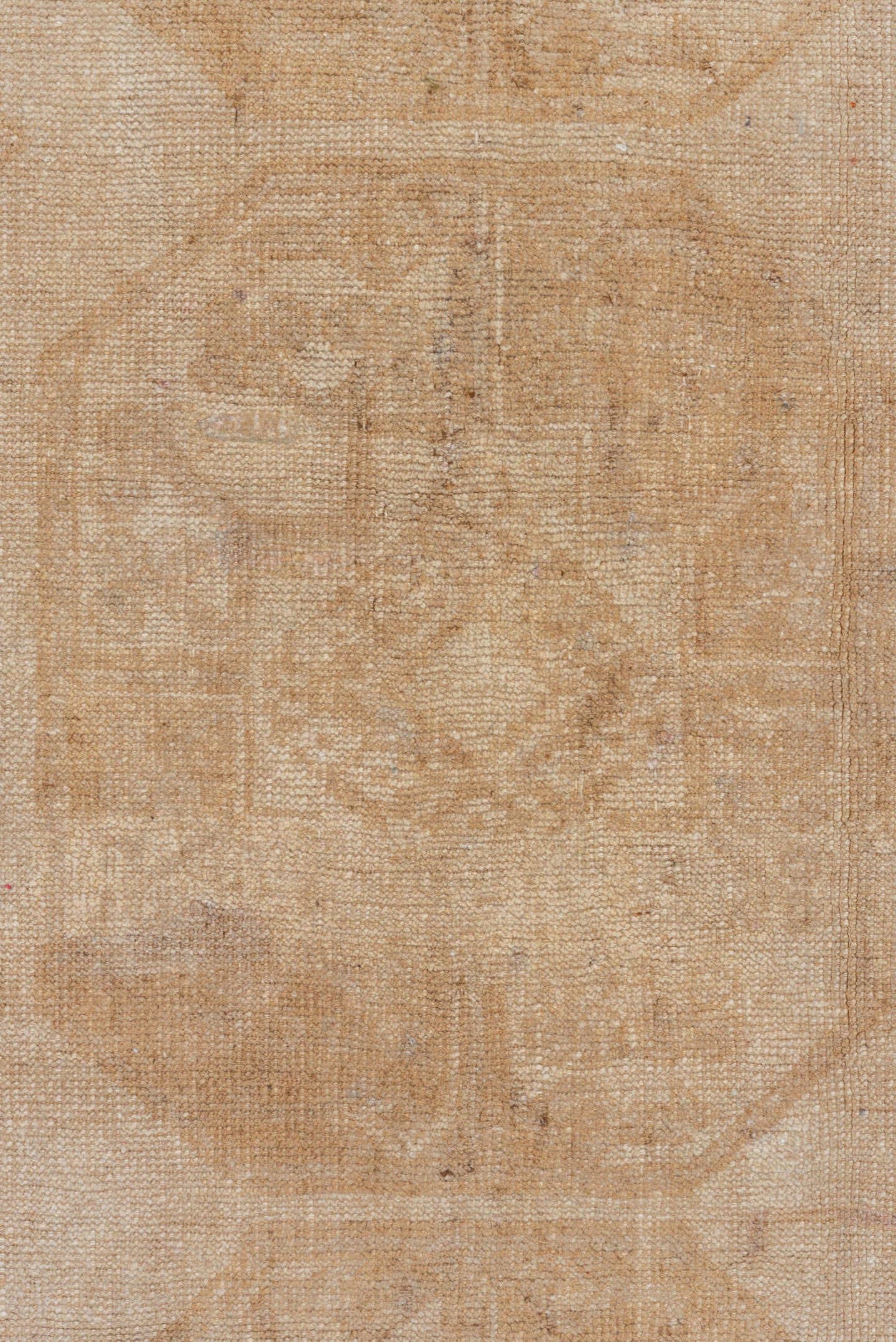 8' x 11' one-of-a-kind handmade vintage Afghan large size rug. Color palette: camel, beige, taupe, sand, ivory, gray