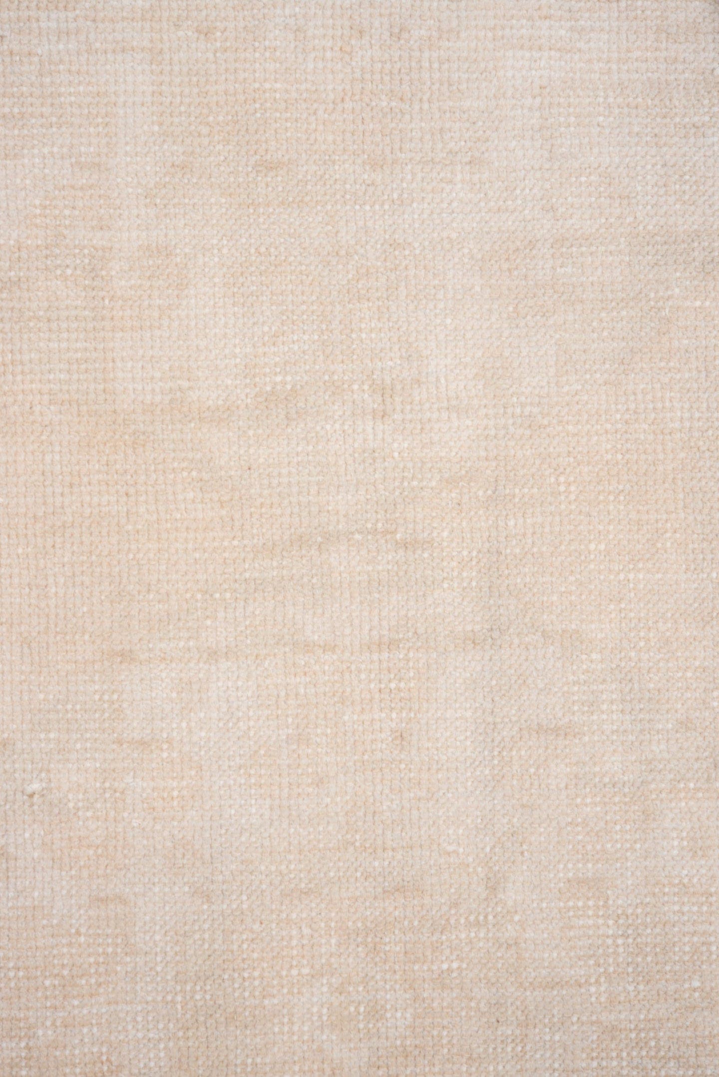 3' x 9' one-of-a-kind handmade vintage Oushak runner rug. Color palette: ivory, cream, beige, taupe, gray