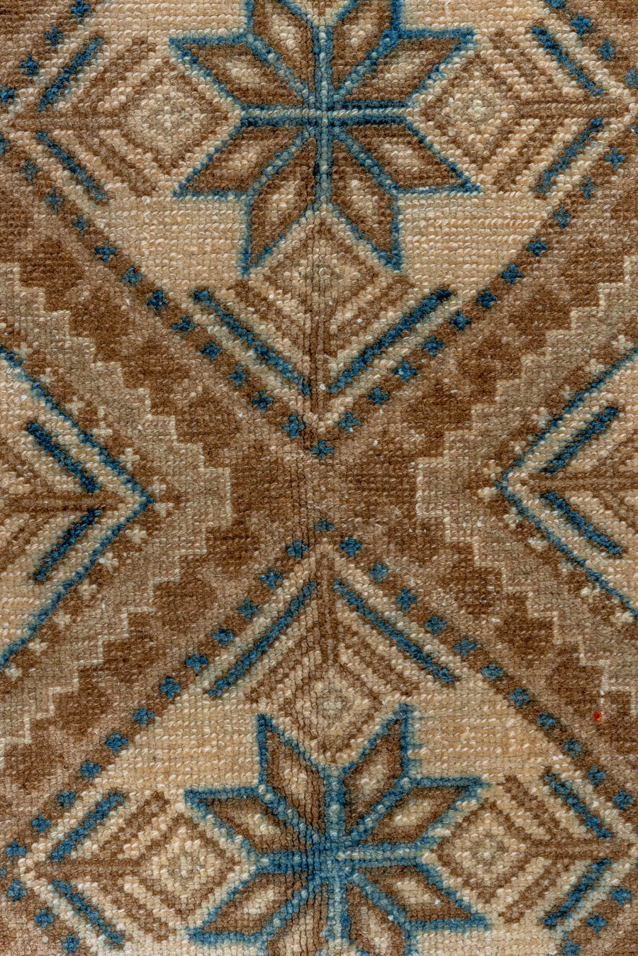 7' x 9' one-of-a-kind handmade vintage Malayer rug. Color palette: ivory, taupe, brown, sky blue, camel, slate, beige, gray