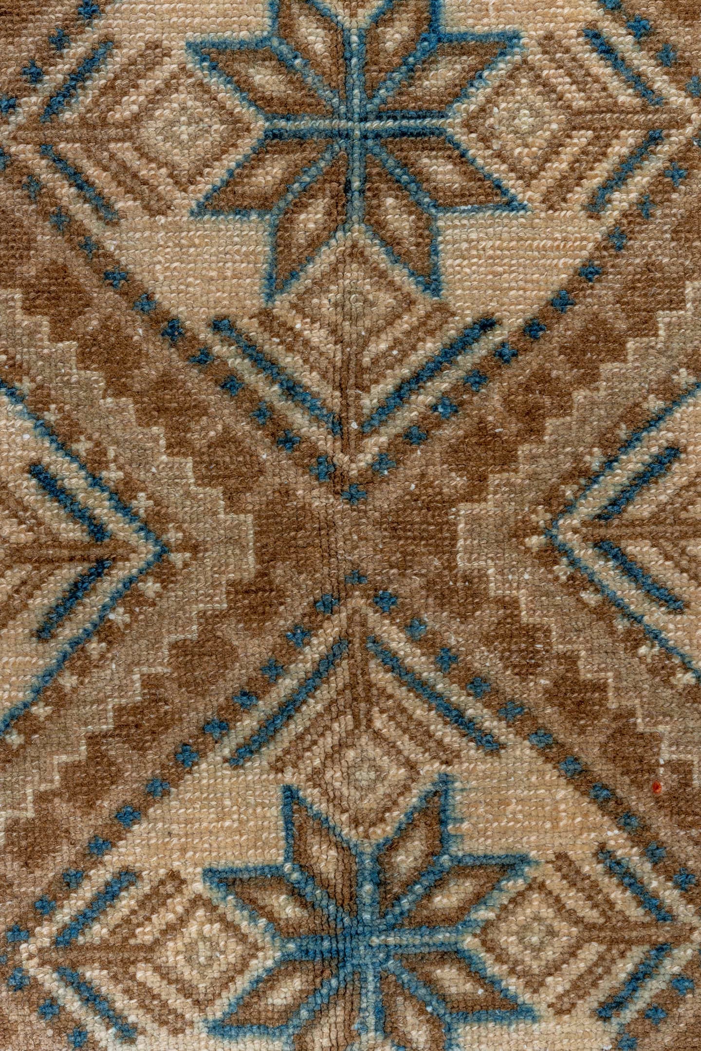 7' x 9' one-of-a-kind handmade vintage Malayer rug. Color palette: ivory, taupe, brown, sky blue, camel, slate, beige, gray