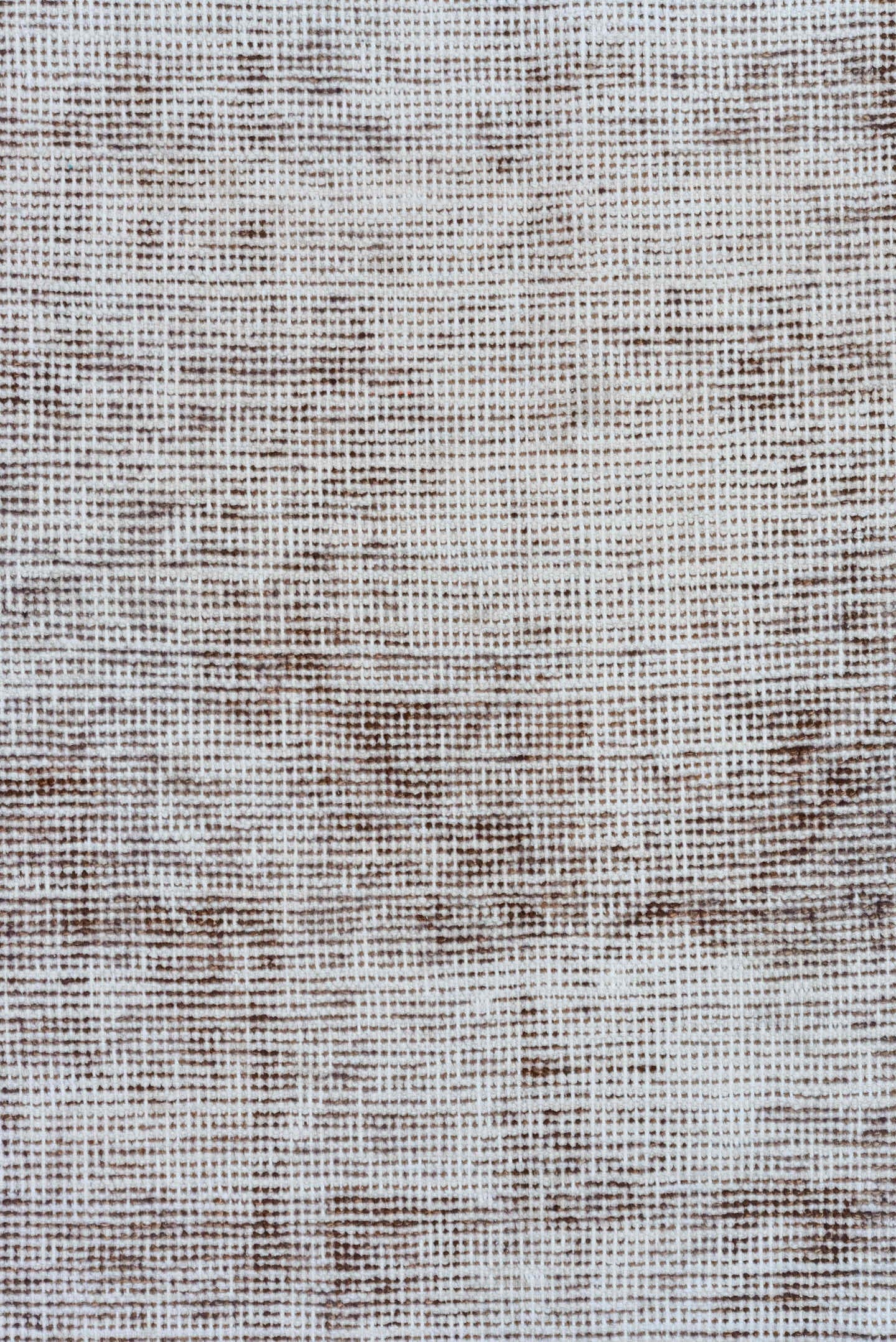 3' x 10' one-of-a-kind handmade vintage Overdyed runner rug. Color palette: taupe, ivory, brown, beige, gray