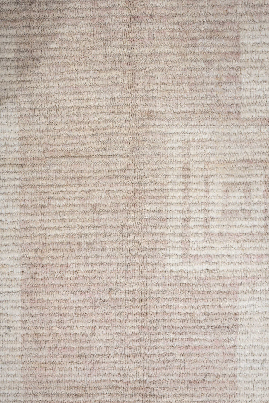 11' x 3' one-of-a-kind handmade vintage Oushak rug. Color palette: ivory, blush, taupe, sand, cream, pink, beige, gray