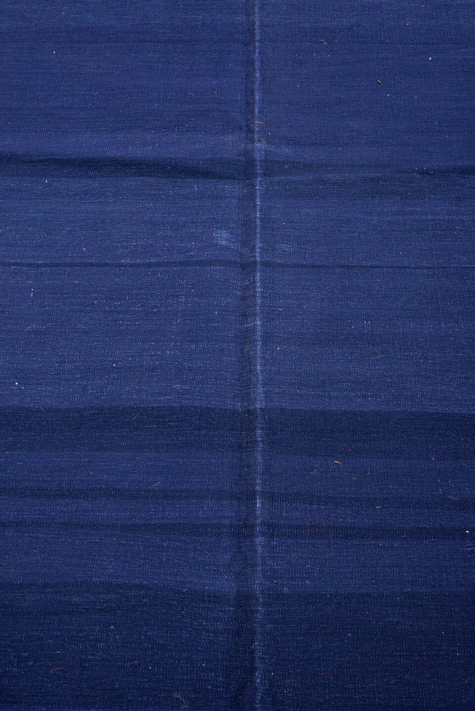 9' x 15' one-of-a-kind handmade antique Cot Dhurrie rug. Color palette: indigo, coral, rose, navy, ivory, purple, terracotta