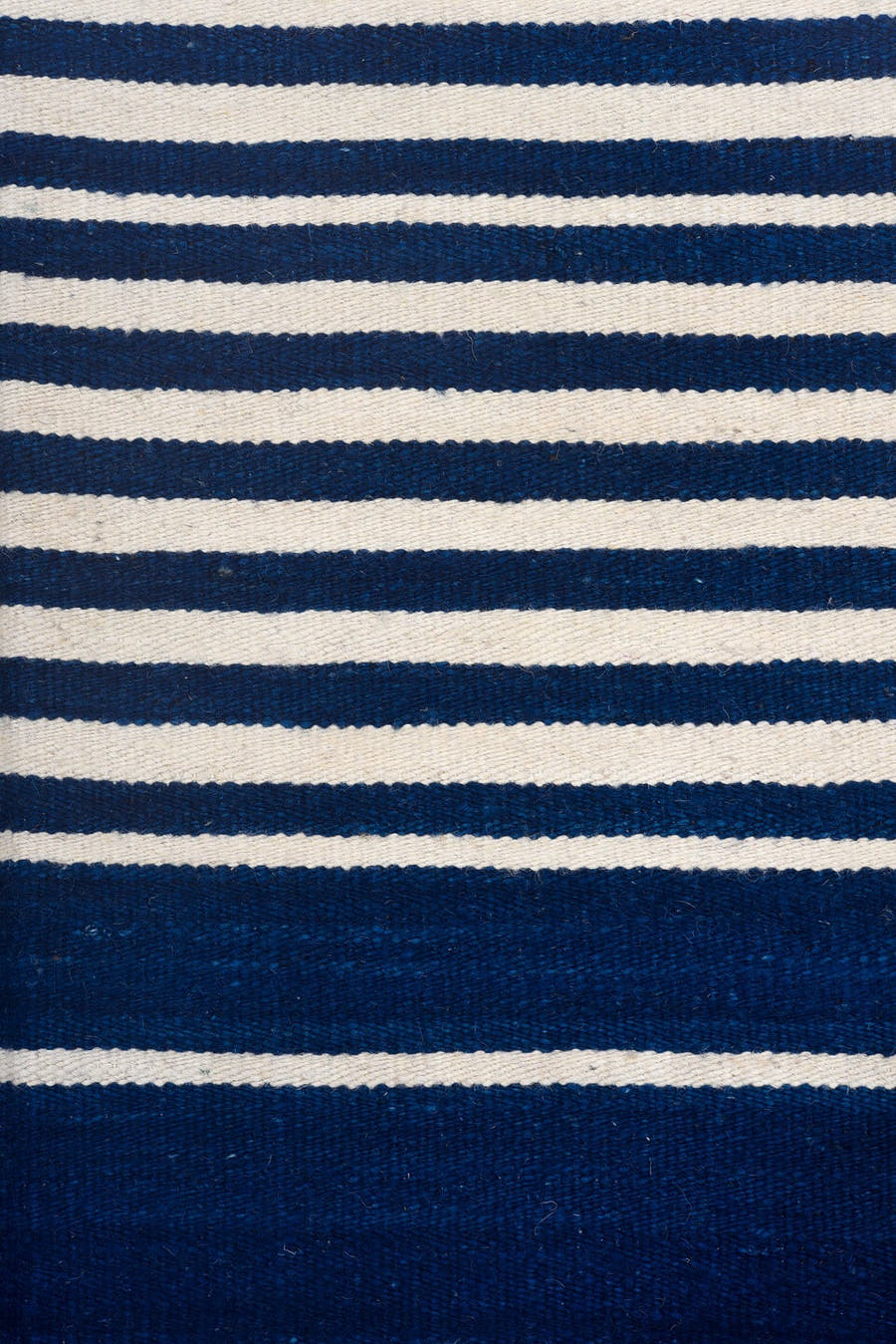6' x 8' one-of-a-kind handmade vintage Kilim medium size rug. Color palette: indigo, ivory, purple