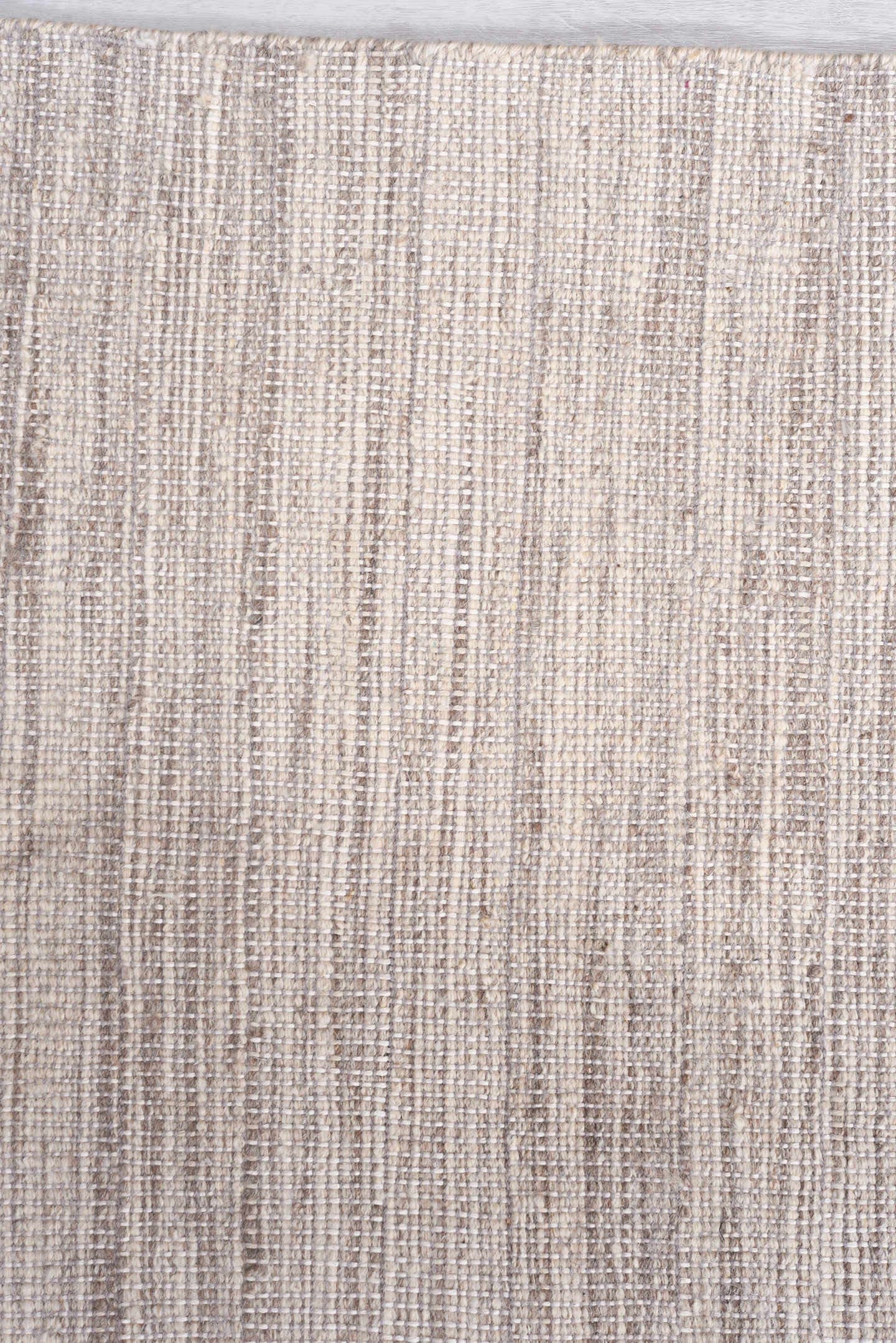 10' x 12' one-of-a-kind handmade vintage Kilim large size rug. Color palette: ivory, taupe, beige, greige, gray