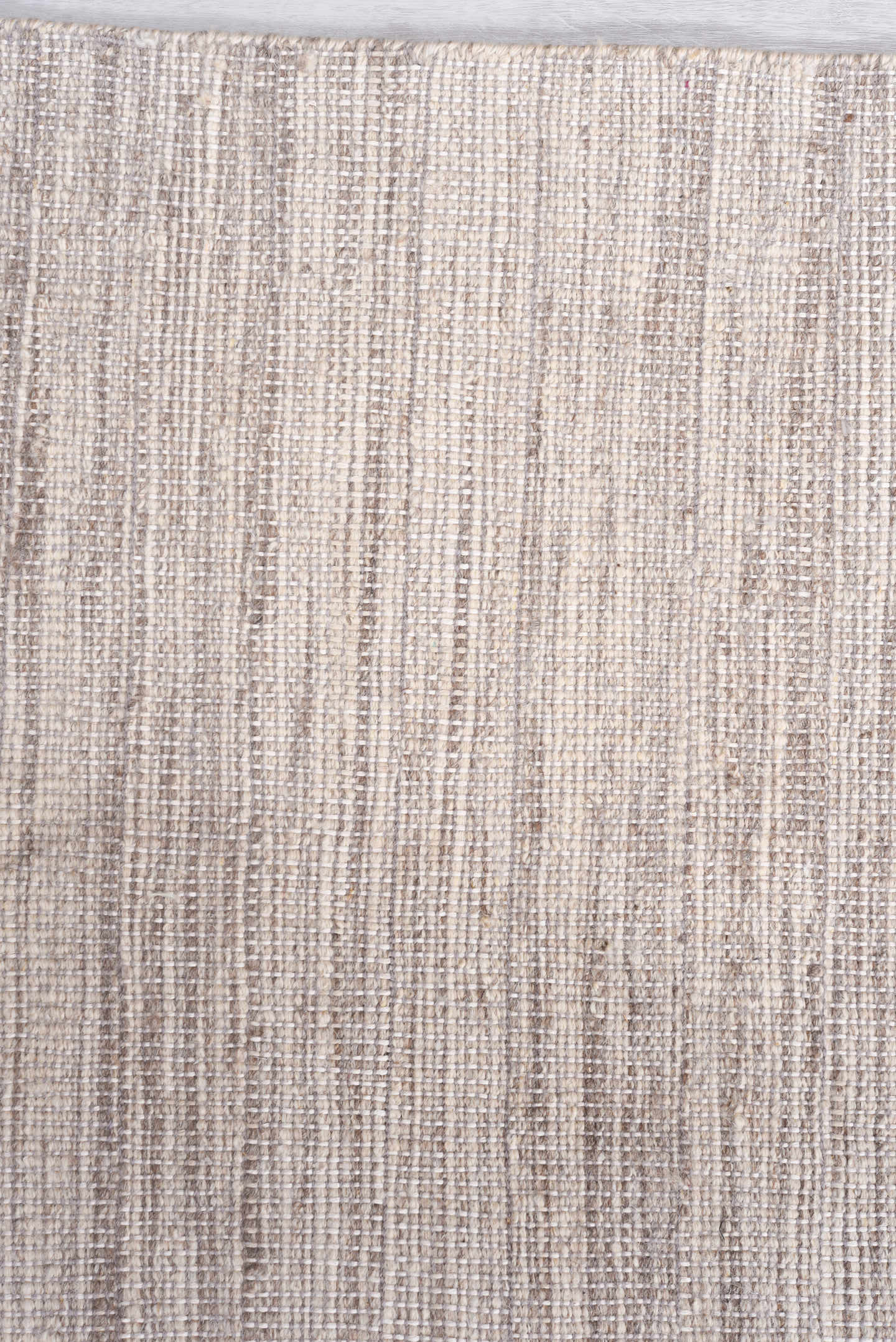 10' x 12' one-of-a-kind handmade vintage Kilim large size rug. Color palette: ivory, taupe, beige, greige, gray