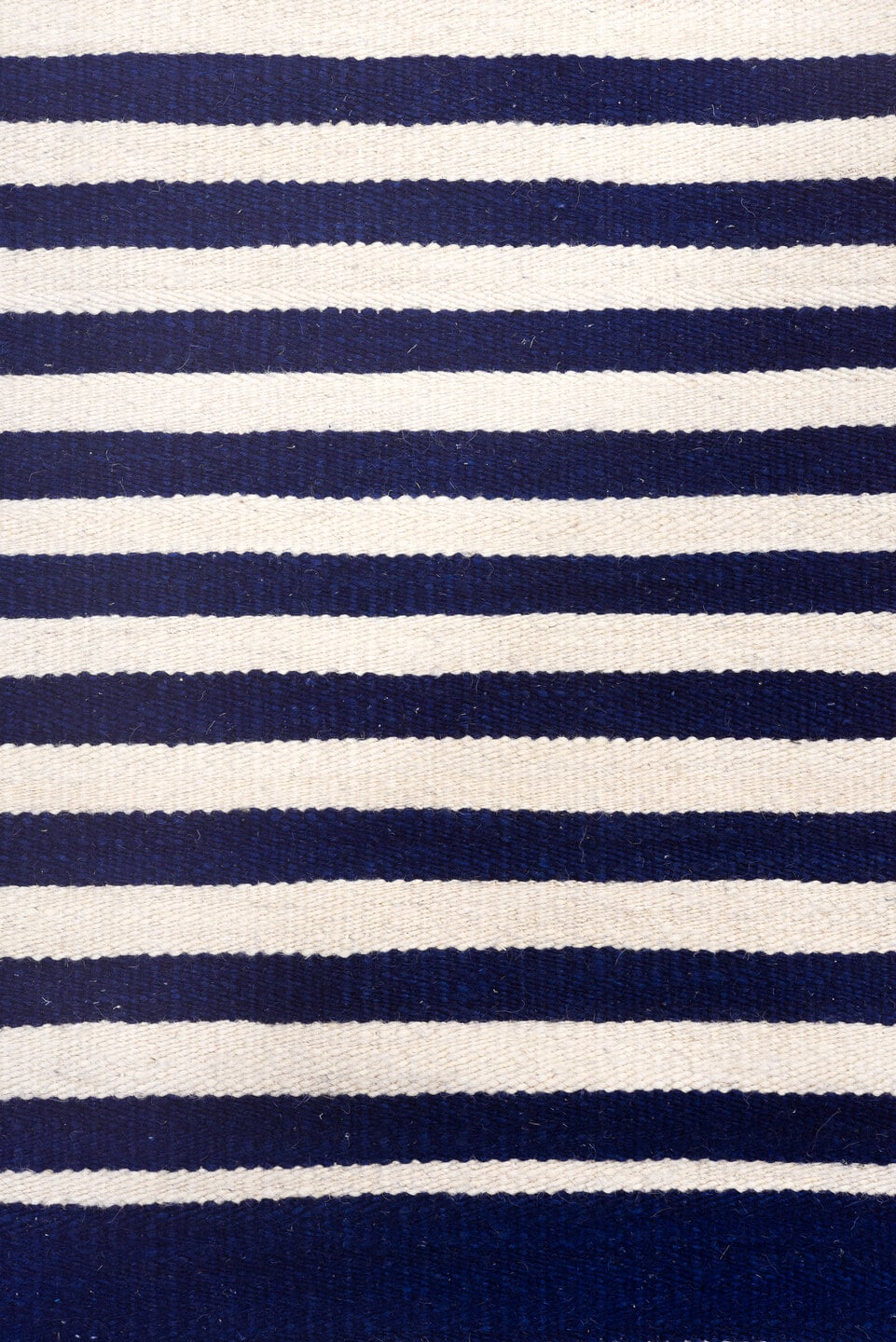 8' x 10' one-of-a-kind handmade vintage Kilim large size rug. Color palette: indigo, ivory, purple