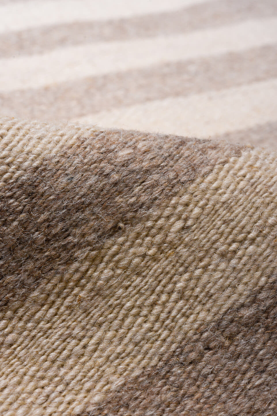 10' x 14' one-of-a-kind handmade vintage Kilim large size rug. Color palette: ivory, taupe, beige, gray