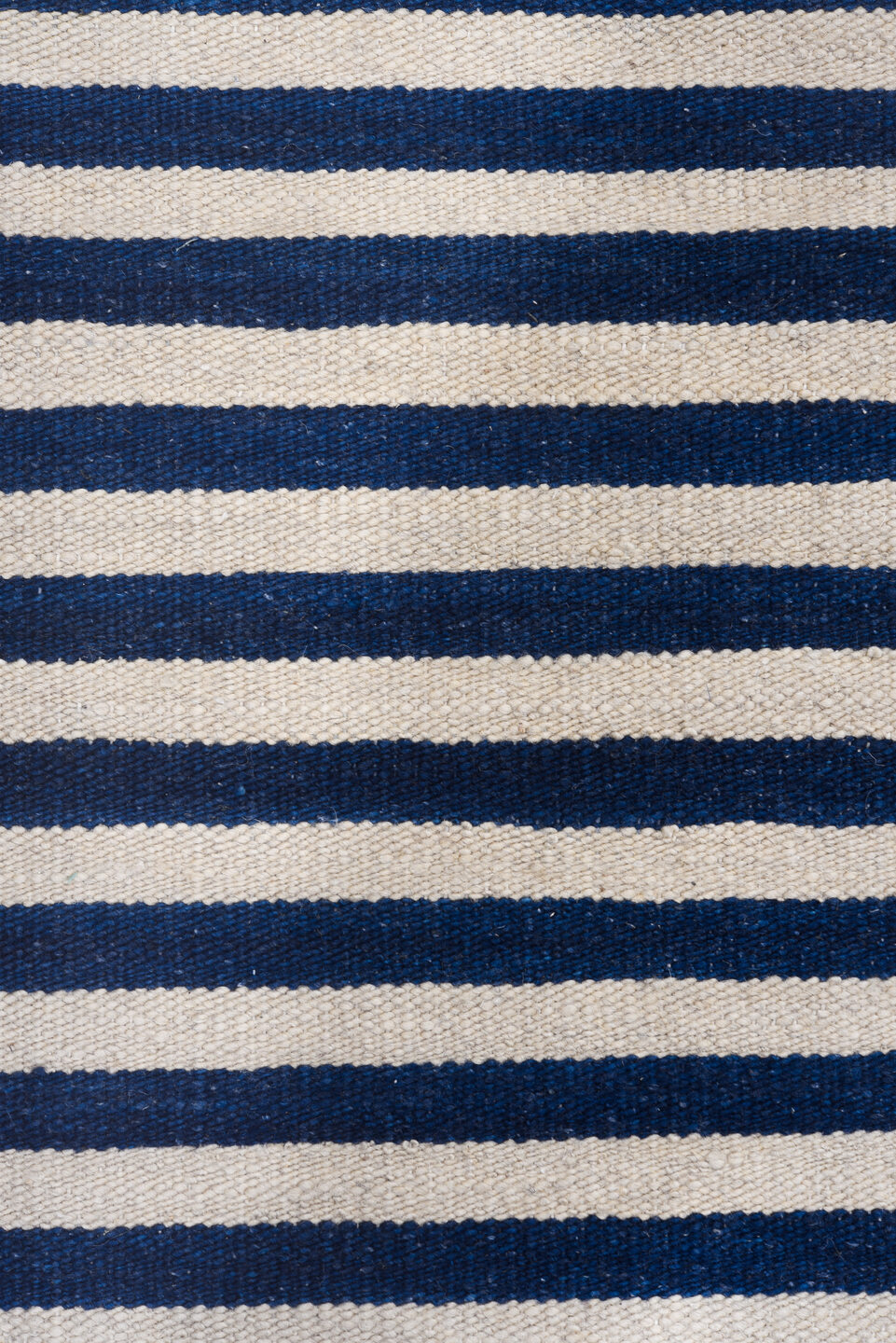 7' x 10' one-of-a-kind handmade vintage Kilim large size rug. Color palette: indigo, ivory, purple