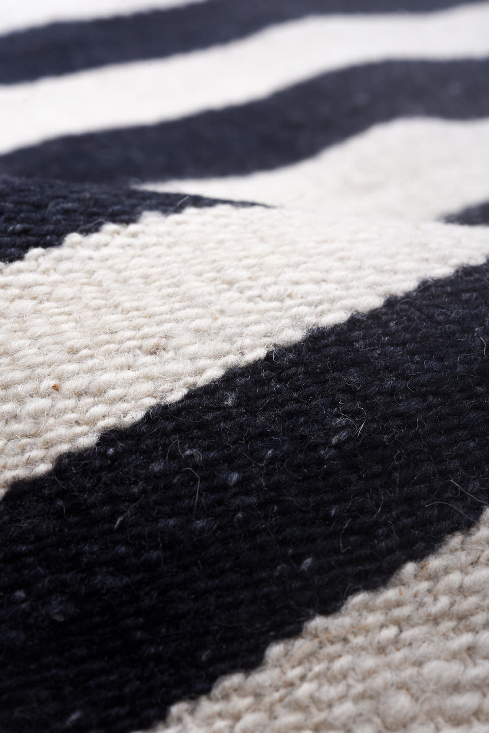 10' x 14' one-of-a-kind handmade vintage Kilim large size rug. Color palette: ivory, charcoal, gray, black