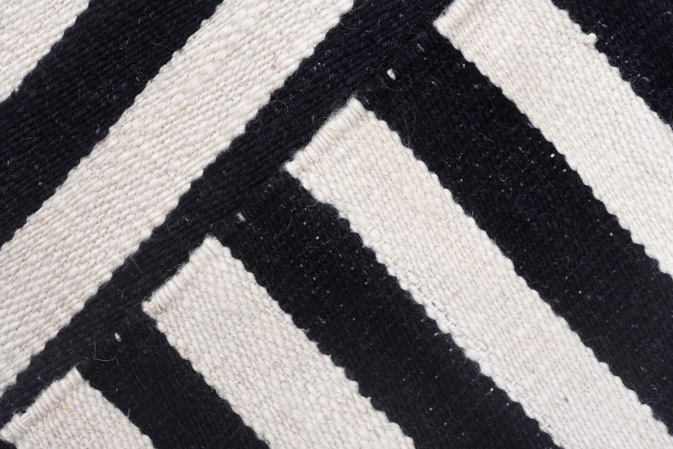 8' x 12' one-of-a-kind handmade vintage Kilim large size rug. Color palette: ivory, charcoal, slate, gray, black