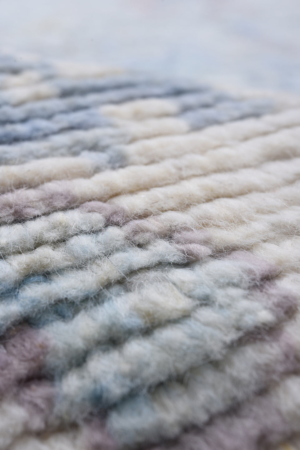 9' x 12' one-of-a-kind handmade vintage Tulu large size rug. Color palette: dark gray, gainsboro, gray, light blue