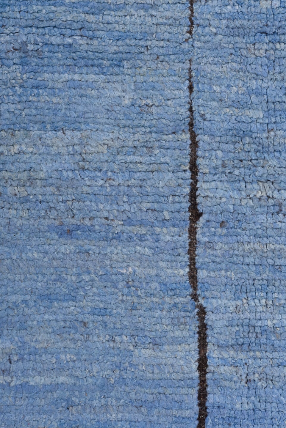 8' x 10' one-of-a-kind handmade vintage Tulu large size rug. Color palette: light blue, brown, taupe, ivory, beige, gray