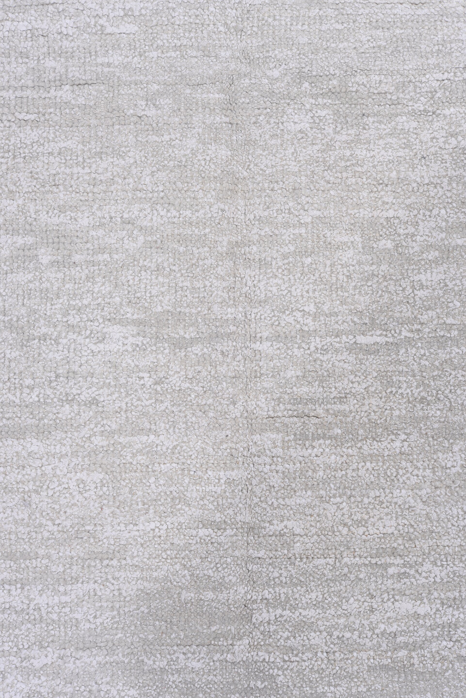 8' x 11' one-of-a-kind handmade vintage Sari Silk large size rug. Color palette: ivory, cream, taupe, beige, gray