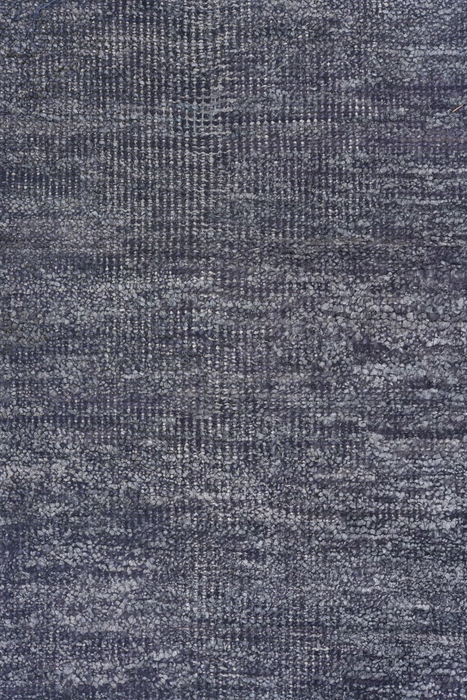 11' x 14' one-of-a-kind handmade vintage Sari Silk oversize rug. Color palette: slate, charcoal, silver, steel, gray, black