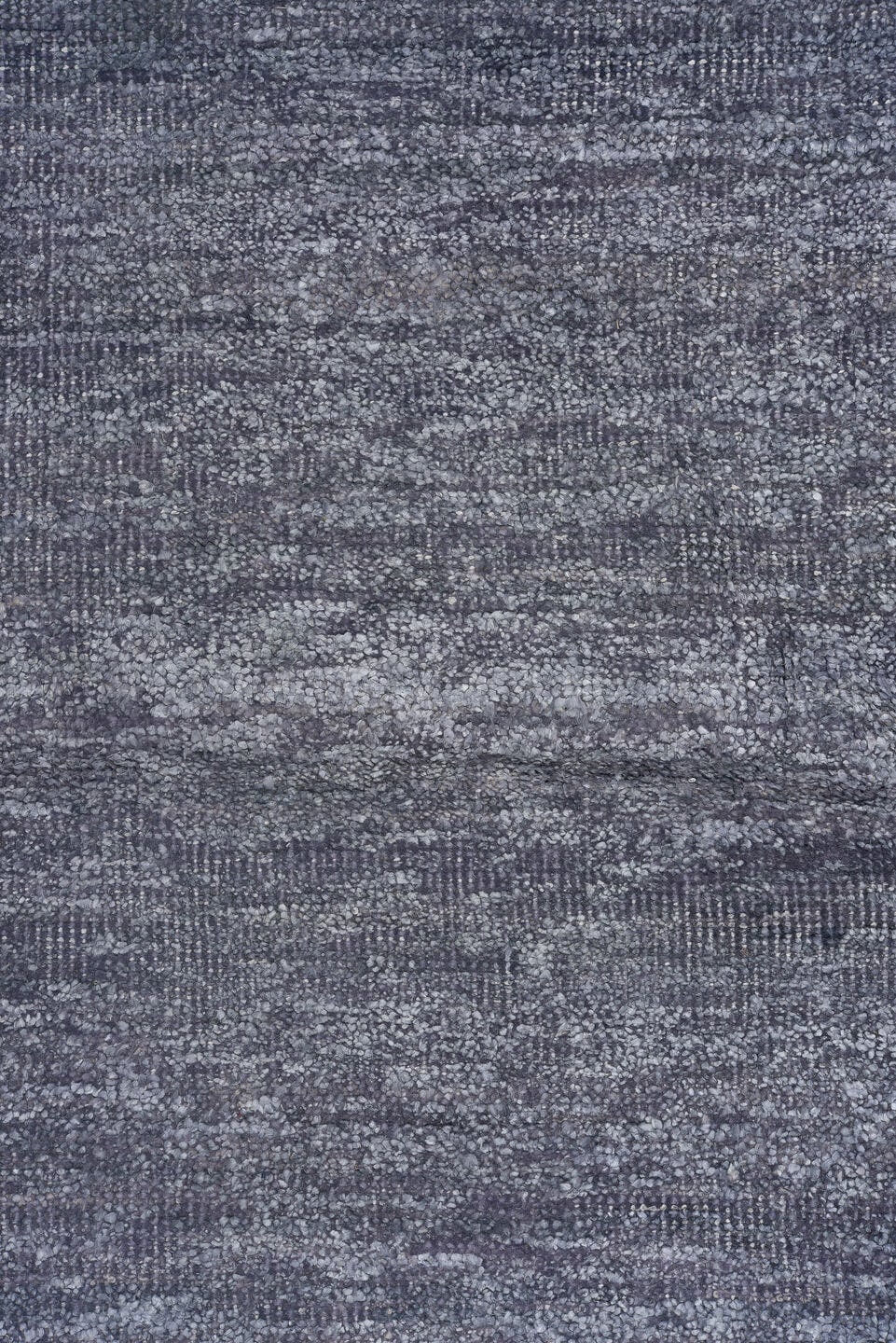 9' x 14' one-of-a-kind handmade vintage Sari Silk large size rug. Color palette: charcoal, slate, silver, gray, black