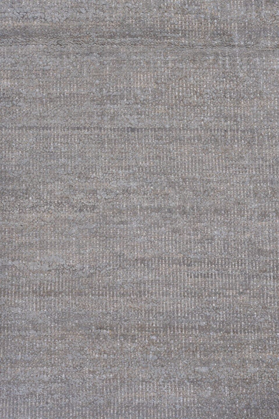 9' x 13' one-of-a-kind handmade vintage Sari Silk large size rug. Color palette: taupe, silver, gray, greige, beige