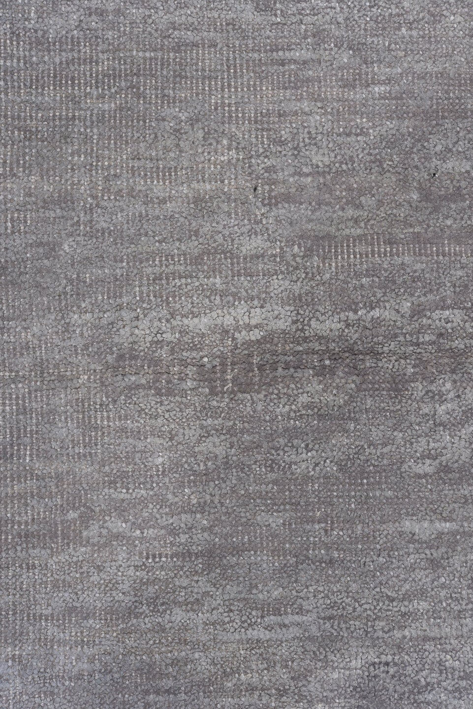 11' x 14' one-of-a-kind handmade vintage Plain oversize rug. Color palette: taupe, gray, greige, ivory, beige