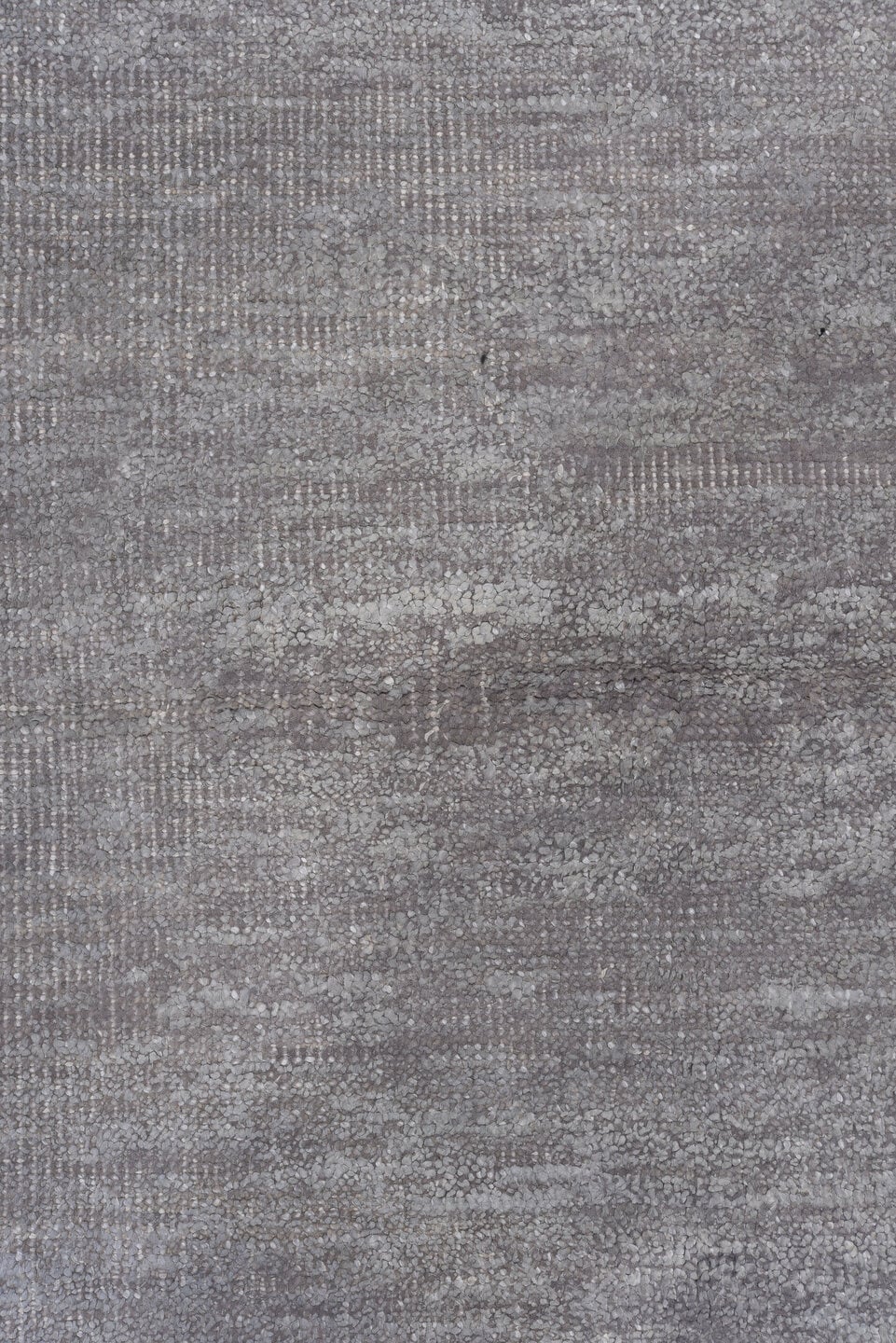 11' x 14' one-of-a-kind handmade vintage Plain oversize rug. Color palette: taupe, gray, greige, ivory, beige