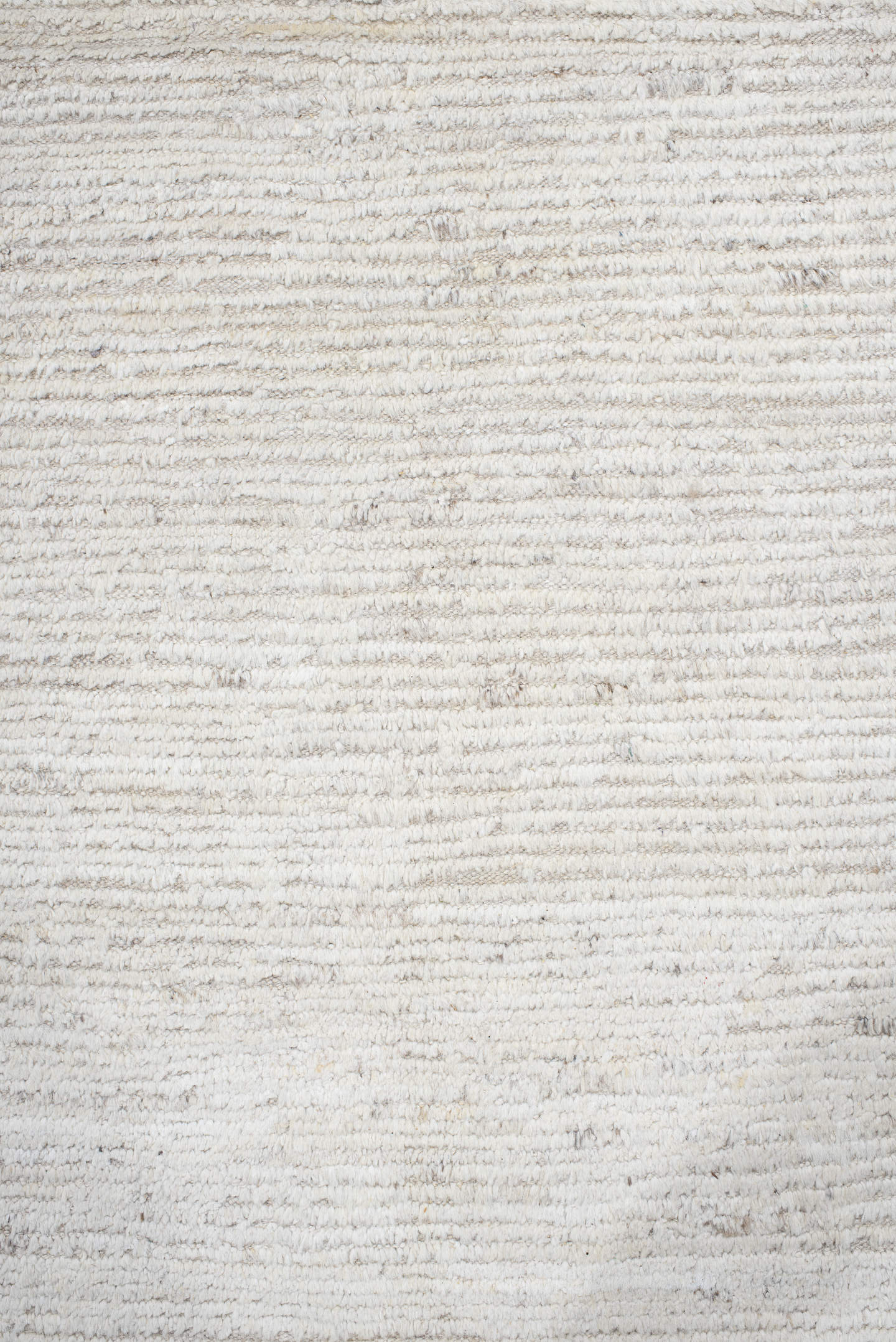 8' x 9' one-of-a-kind handmade vintage Tulu rug. Color palette: ivory, cream, beige, taupe, gray